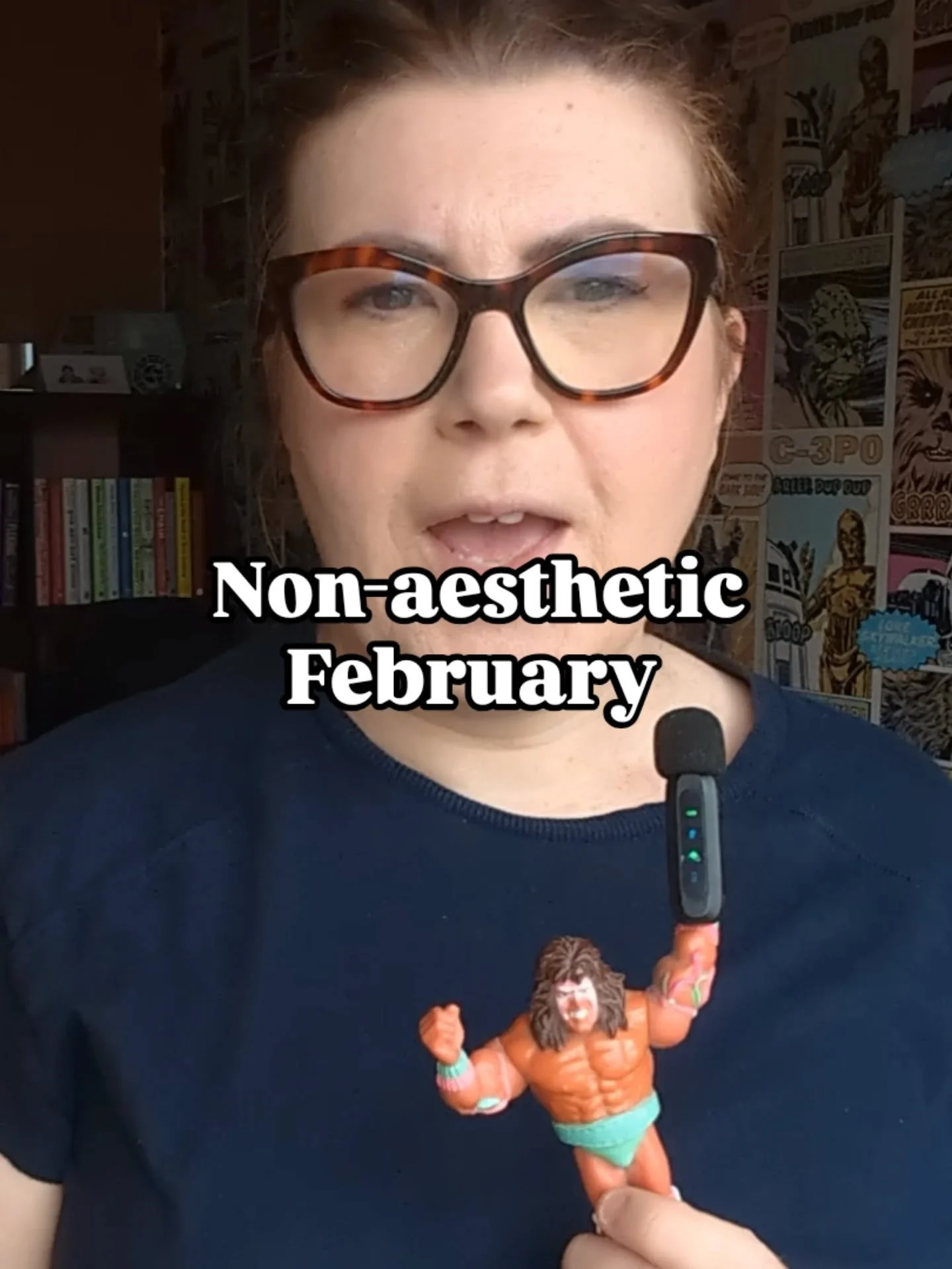 1. Stealing a wrestling figure for what turned out to be my best performing reel in ages (considering a new career in WWE commentary as I type)
2. Pictures of food my husband sends me no.2893
3. Cheering me up by pretending to be Elliot from ET 
4. W