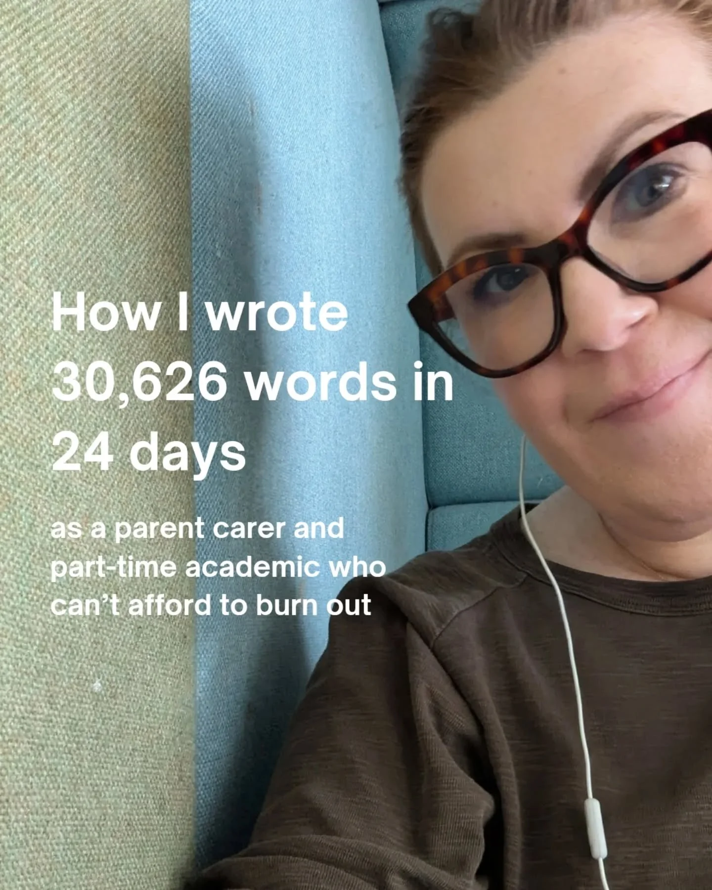 Day 24 of writing at least 1000 words every day.

Still going strong 👍