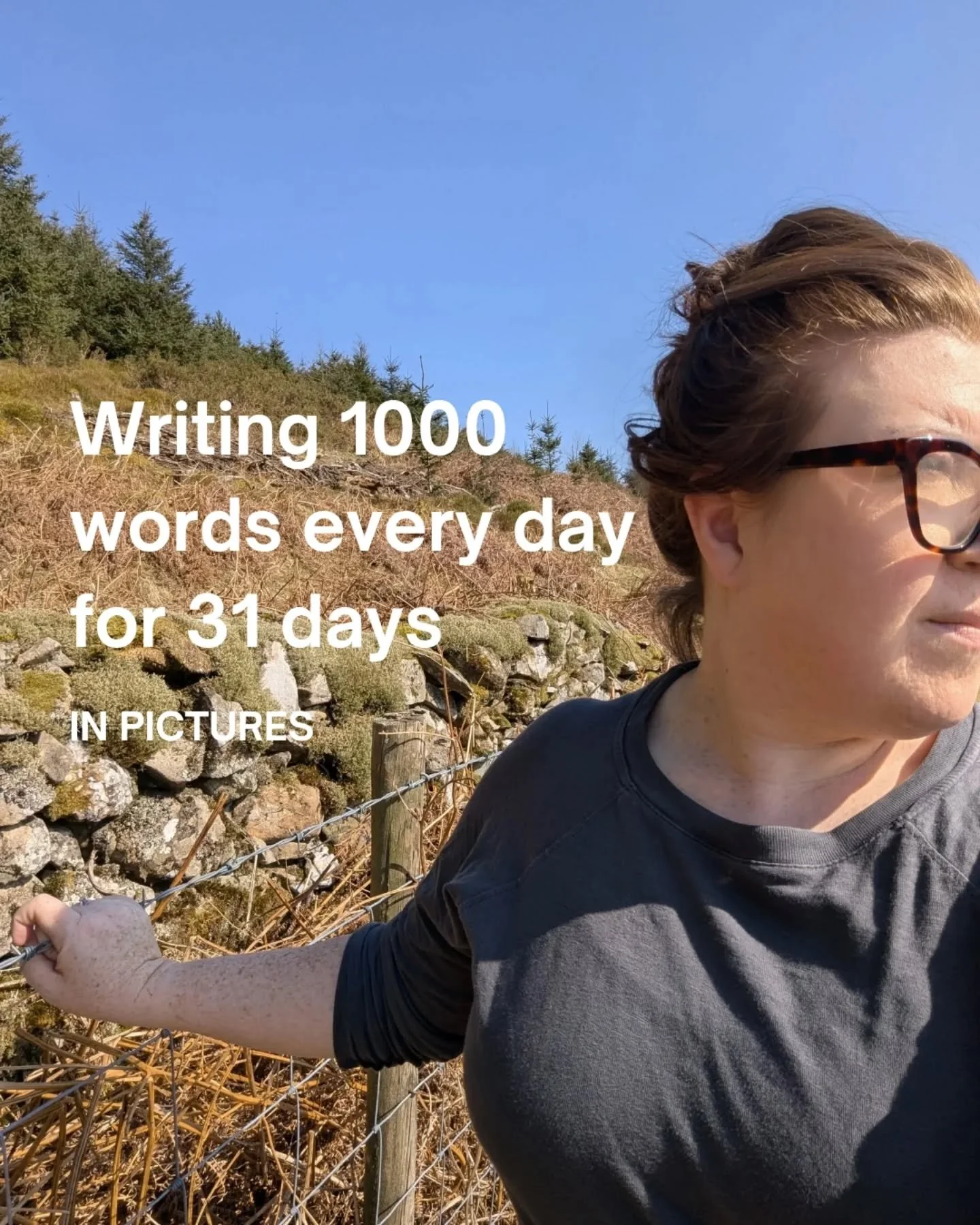 Didn't mean to keep going for this long. 

But yeah, I've written at least 1000 words every day for the last 31 days. 

I don't think I'm done yet. It still feels manageable. And it's made me just write. Get all that stuff out of my head. 

Anyhoo, I