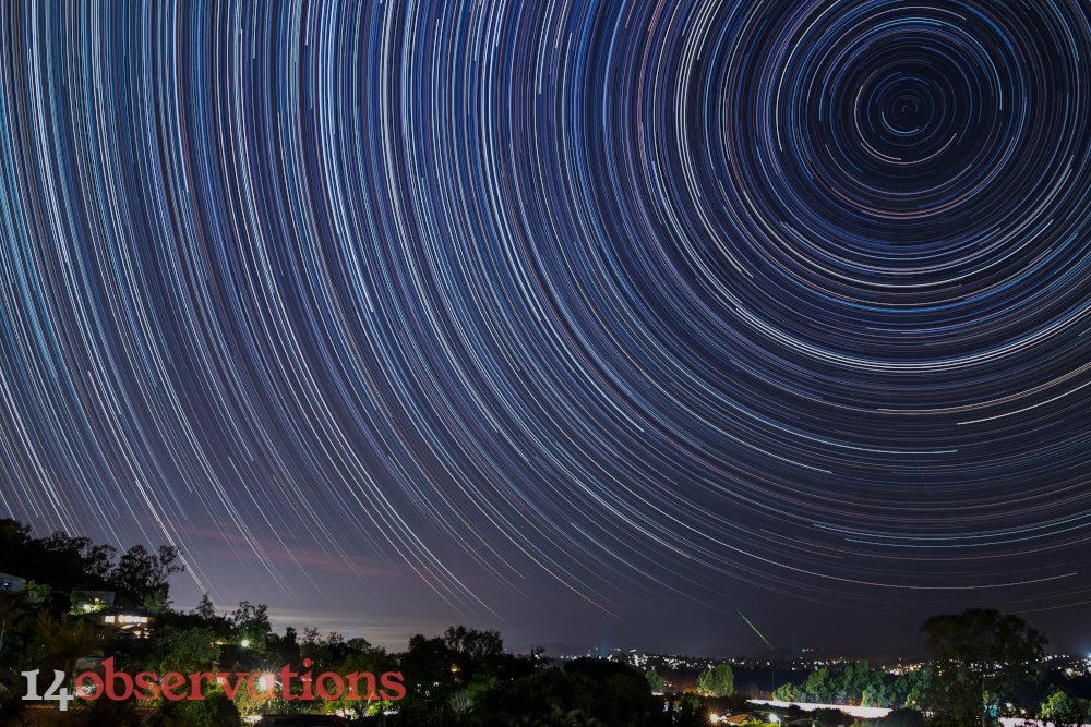 Some nights turn out to be more colourful than others.