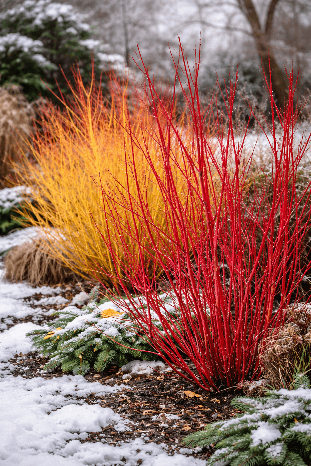 Cornus (dogwood shrubs)