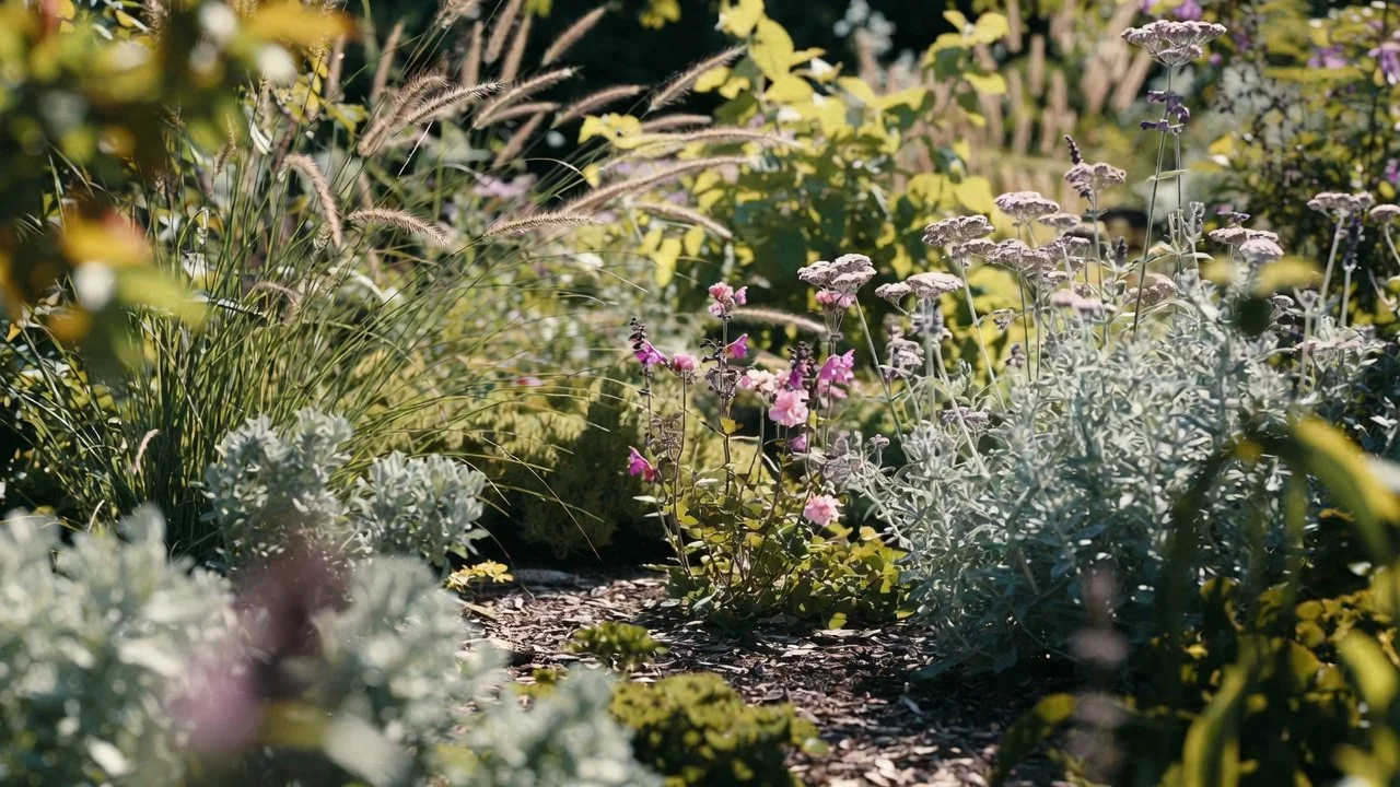 Planting scheme suited to Chiltern chalk and clay soil in a High Wycombe garden