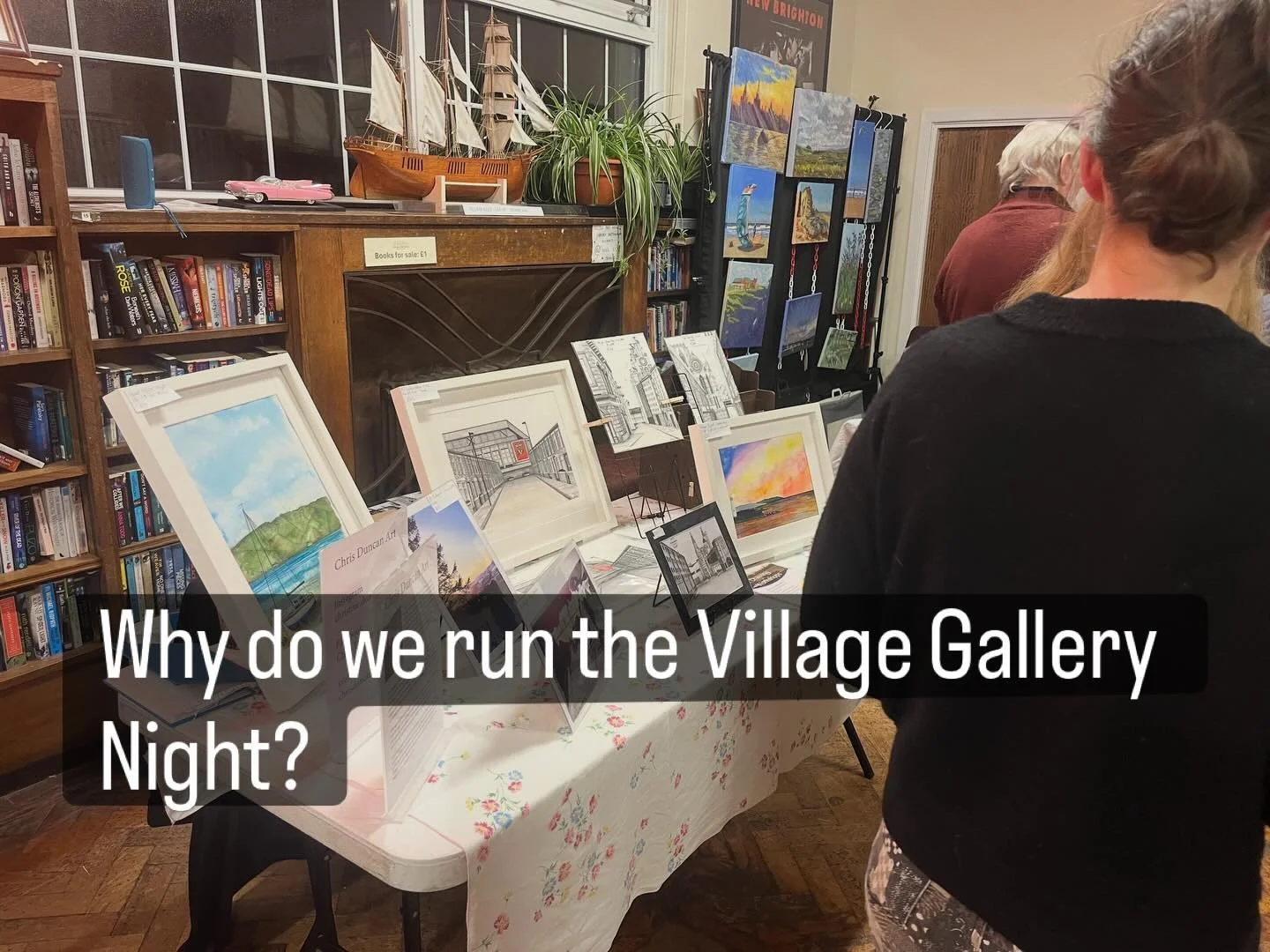 A bit of background to why we run the Village Gallery Night Events ✨

This is a community event open to all, to provide a space for those interested in art to connect and support each other. 

Next Event: 
🗓️ Saturday 28th March
🕣 3-6pm
📍 Wallasey
