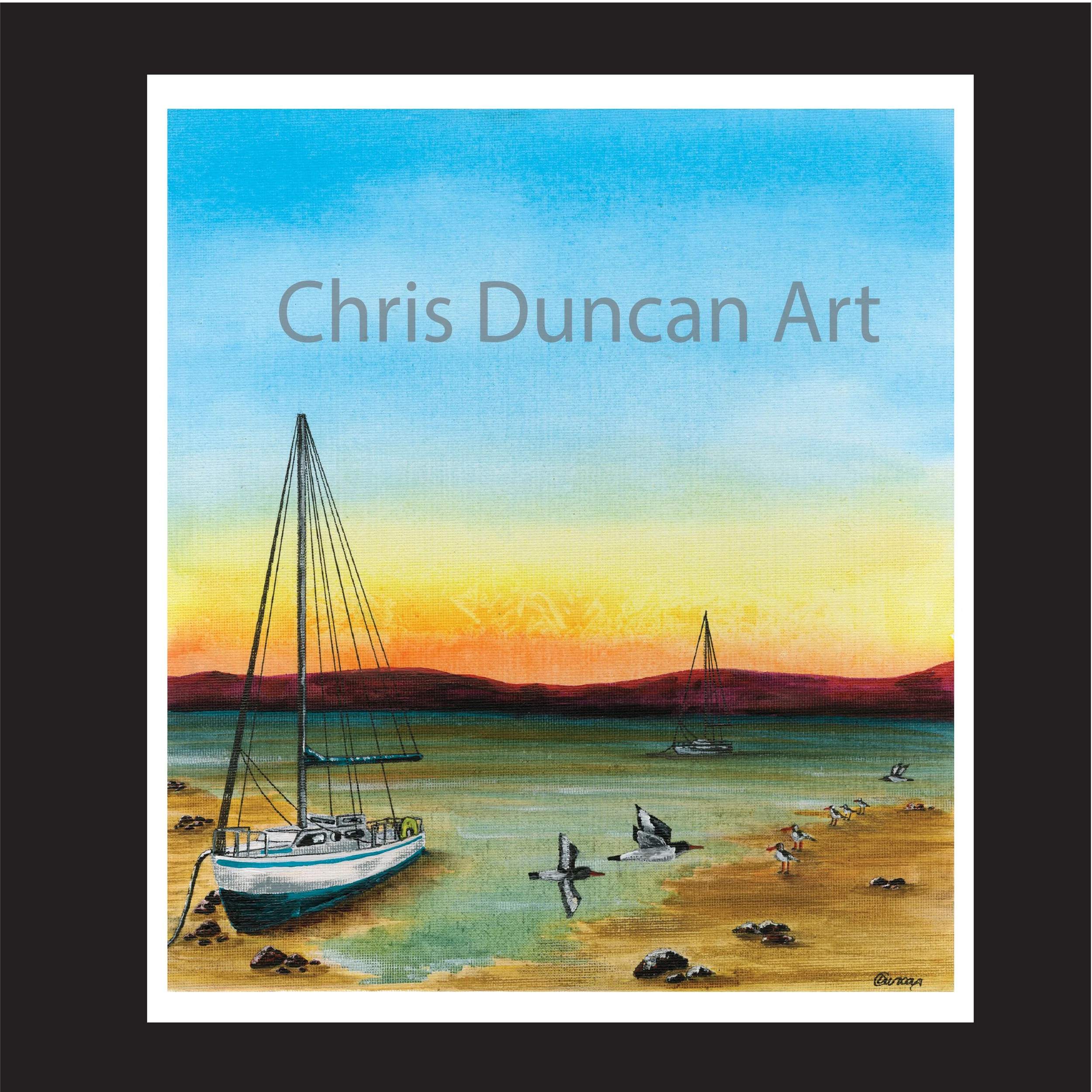 Limited Edition Print; Thurstaston, Wirral, at sunset