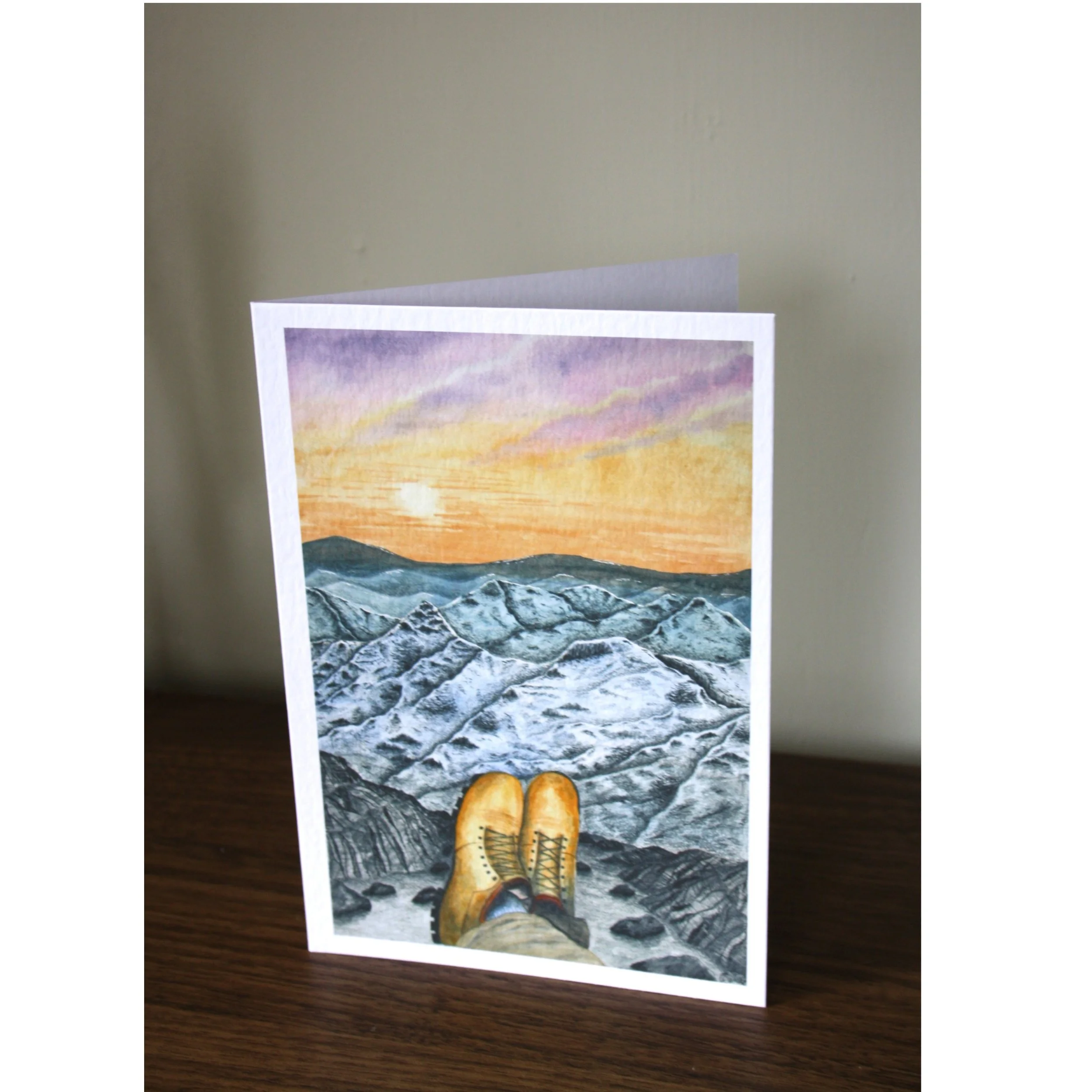 'Last Light on the Fells' Art Card