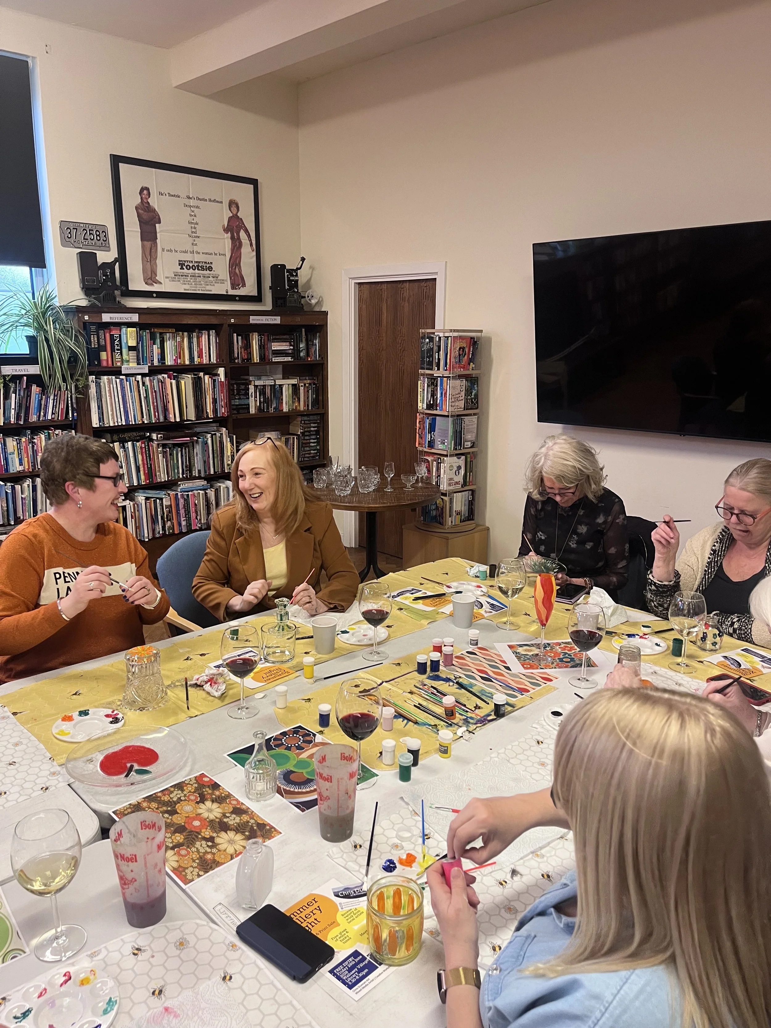 Retro Glass Painting Night