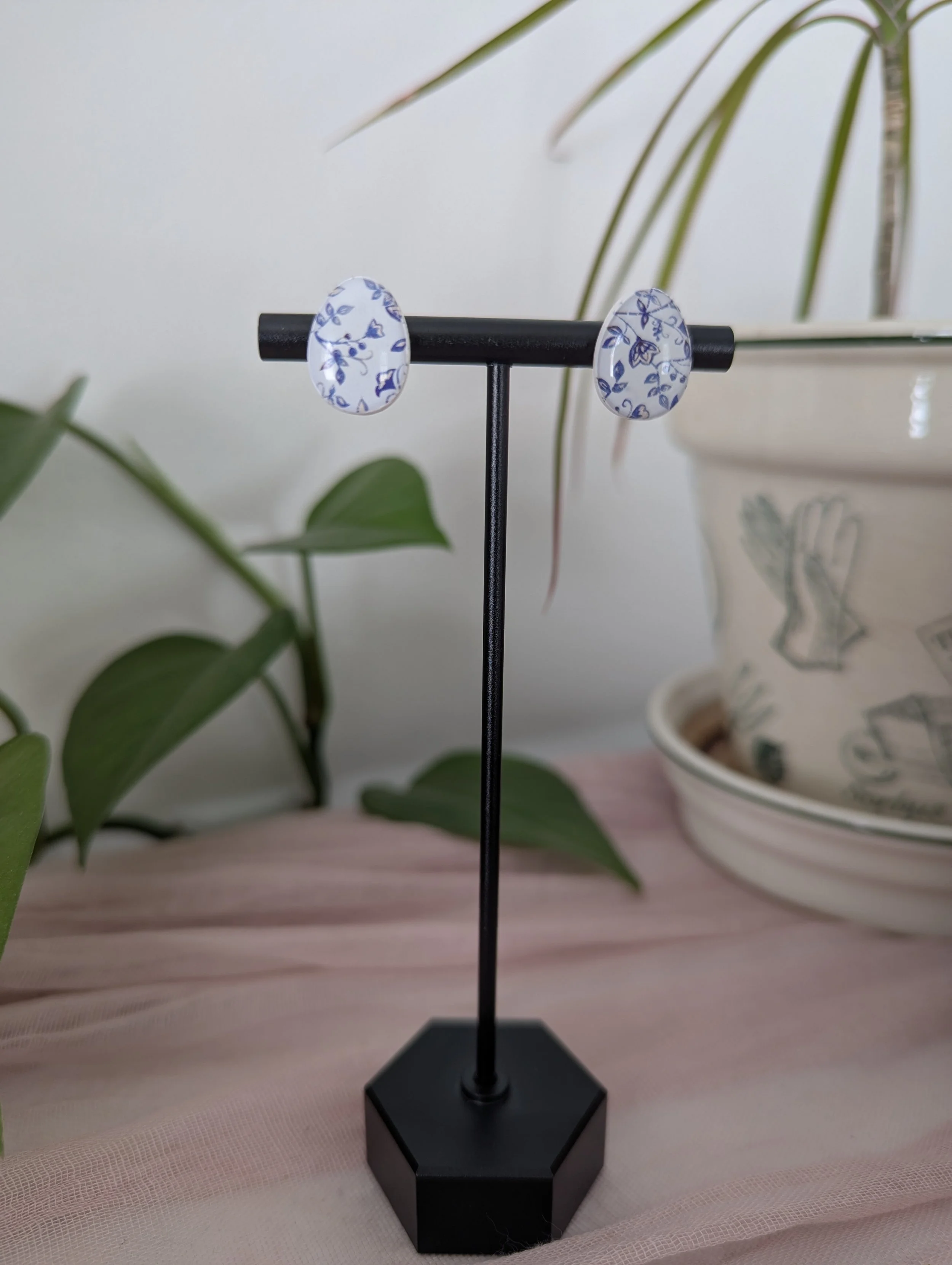 Little Porcelain Egg Studs