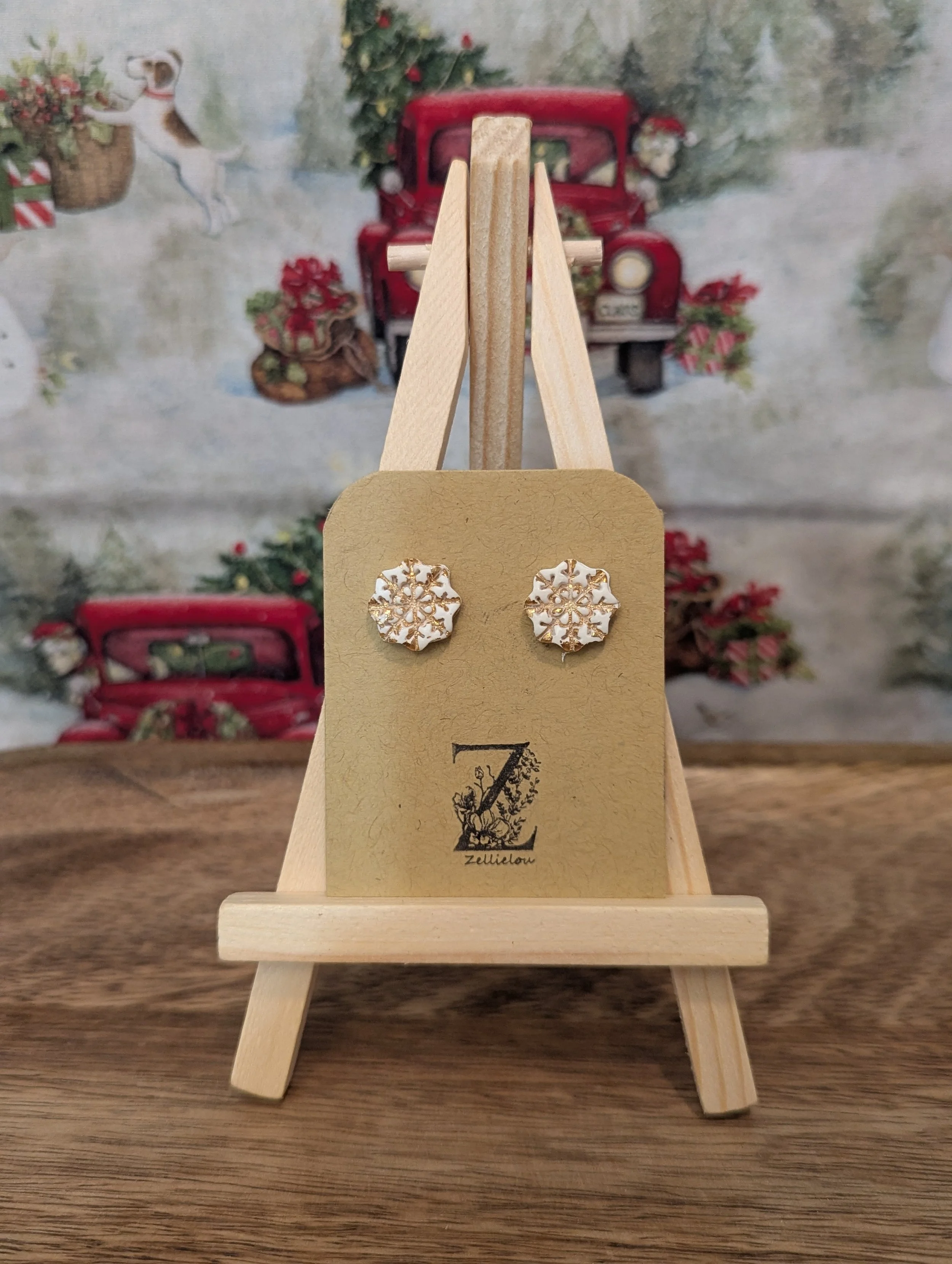 Snowflake Studs #2