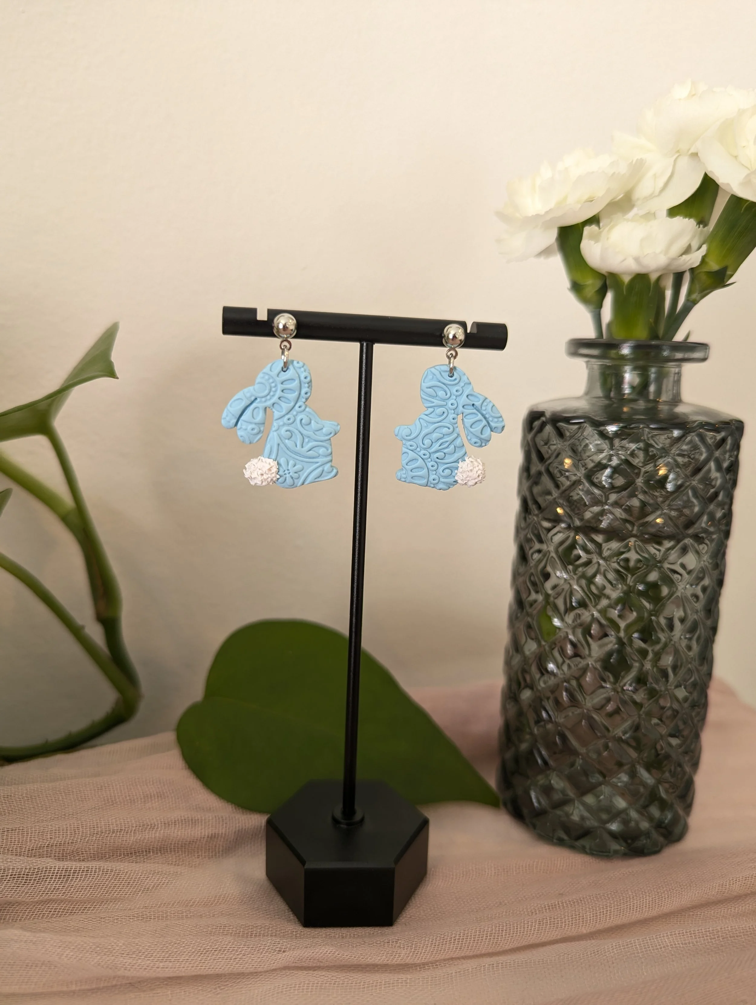 Blue Peter Rabbit Dangles