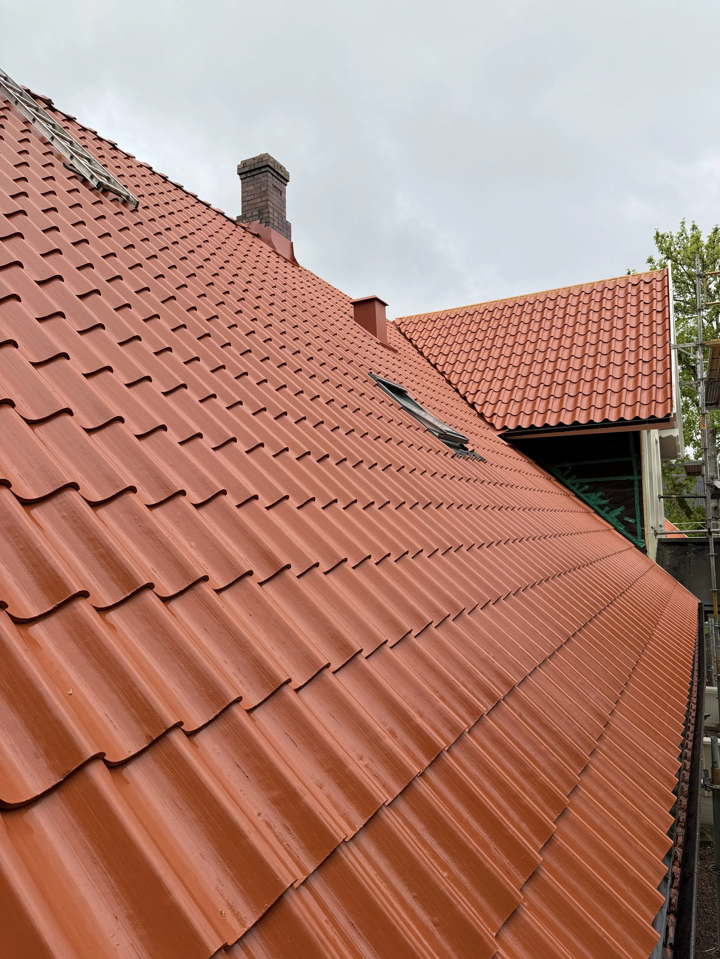 takbyte skåne vittinge lertegel