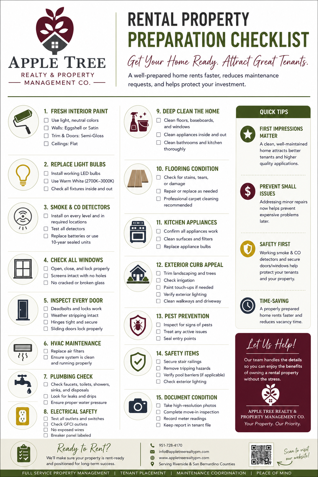 Rental Property Preparation Checklist: How to Get Your Home Ready for the Next Tenant