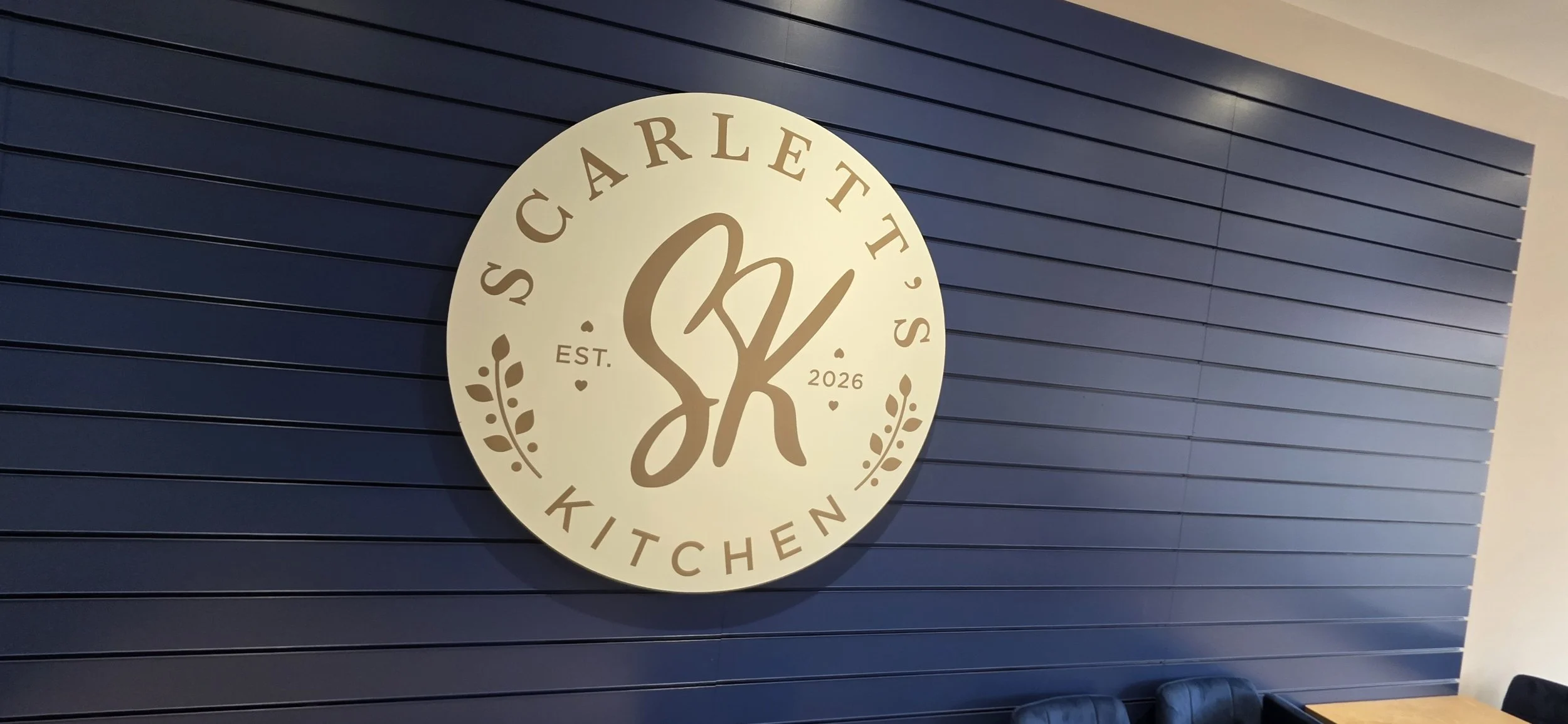Acrylic printed shop sign Cafe Sign, luton bedfordshire
