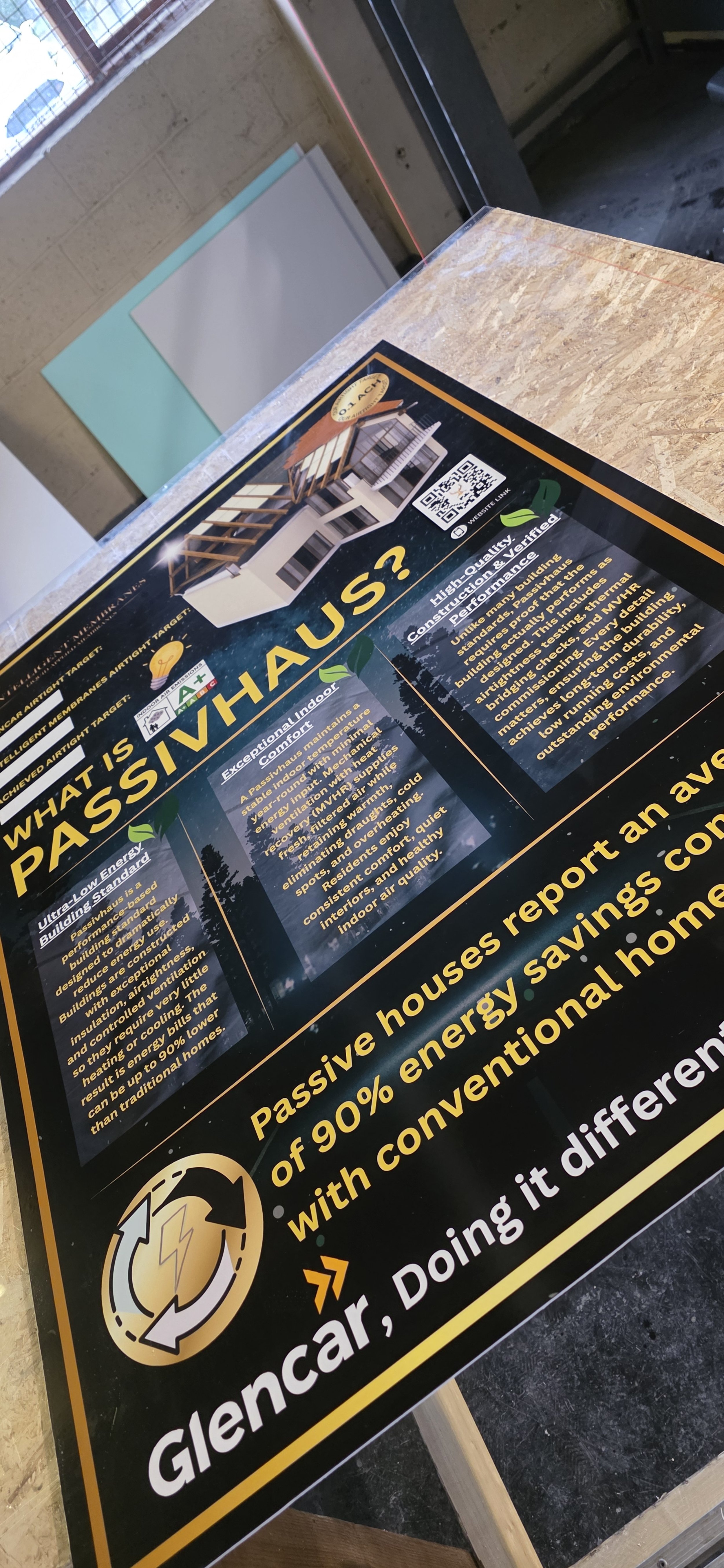 Great example of what can be achieved  when an amazing Marketing team such as Intelligent Membranes provides such great designs brought in to the physical world by us