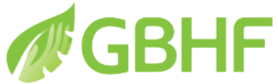 GBHF logo with a green leaf design.
