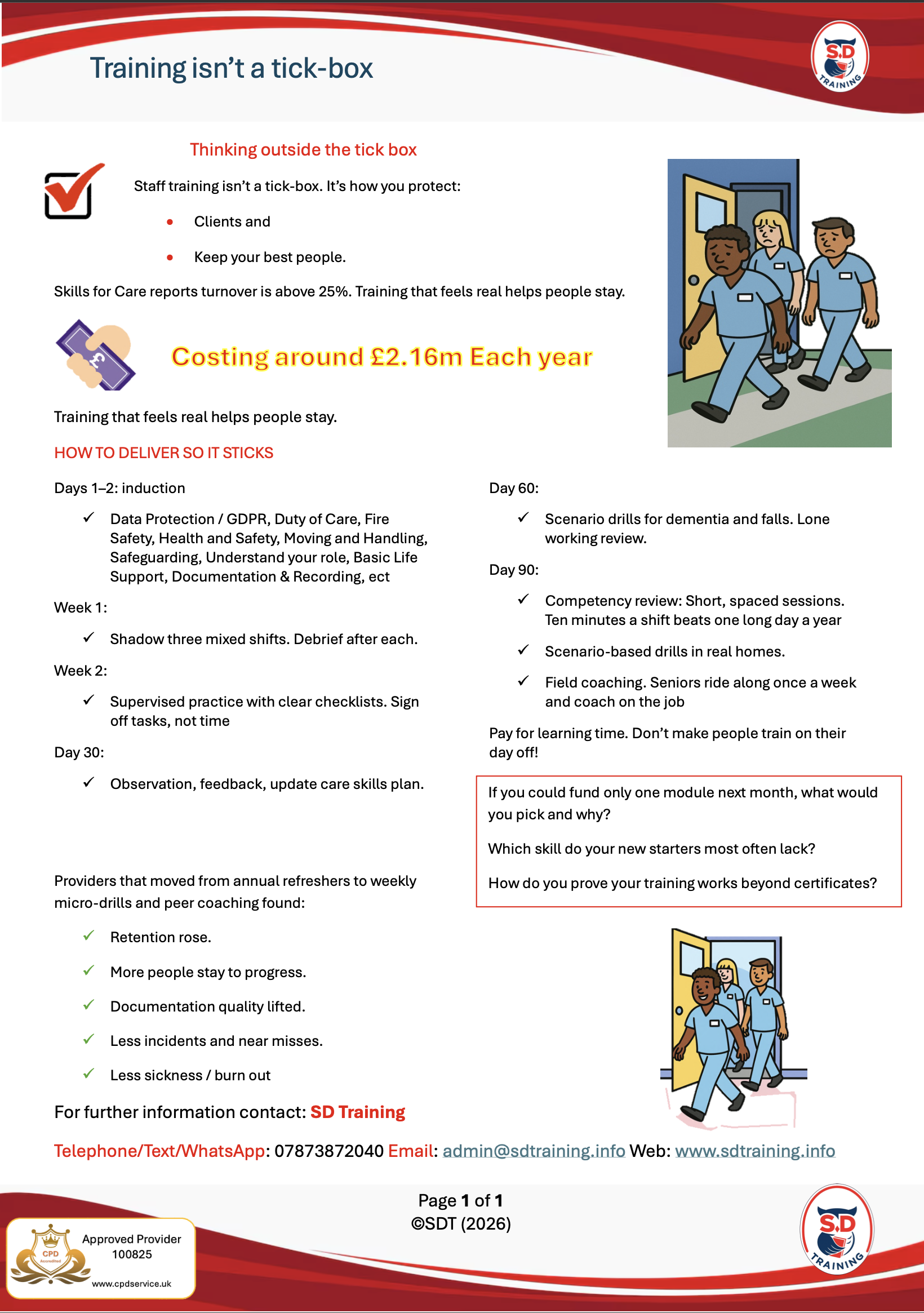 Training isn’t a tick-box