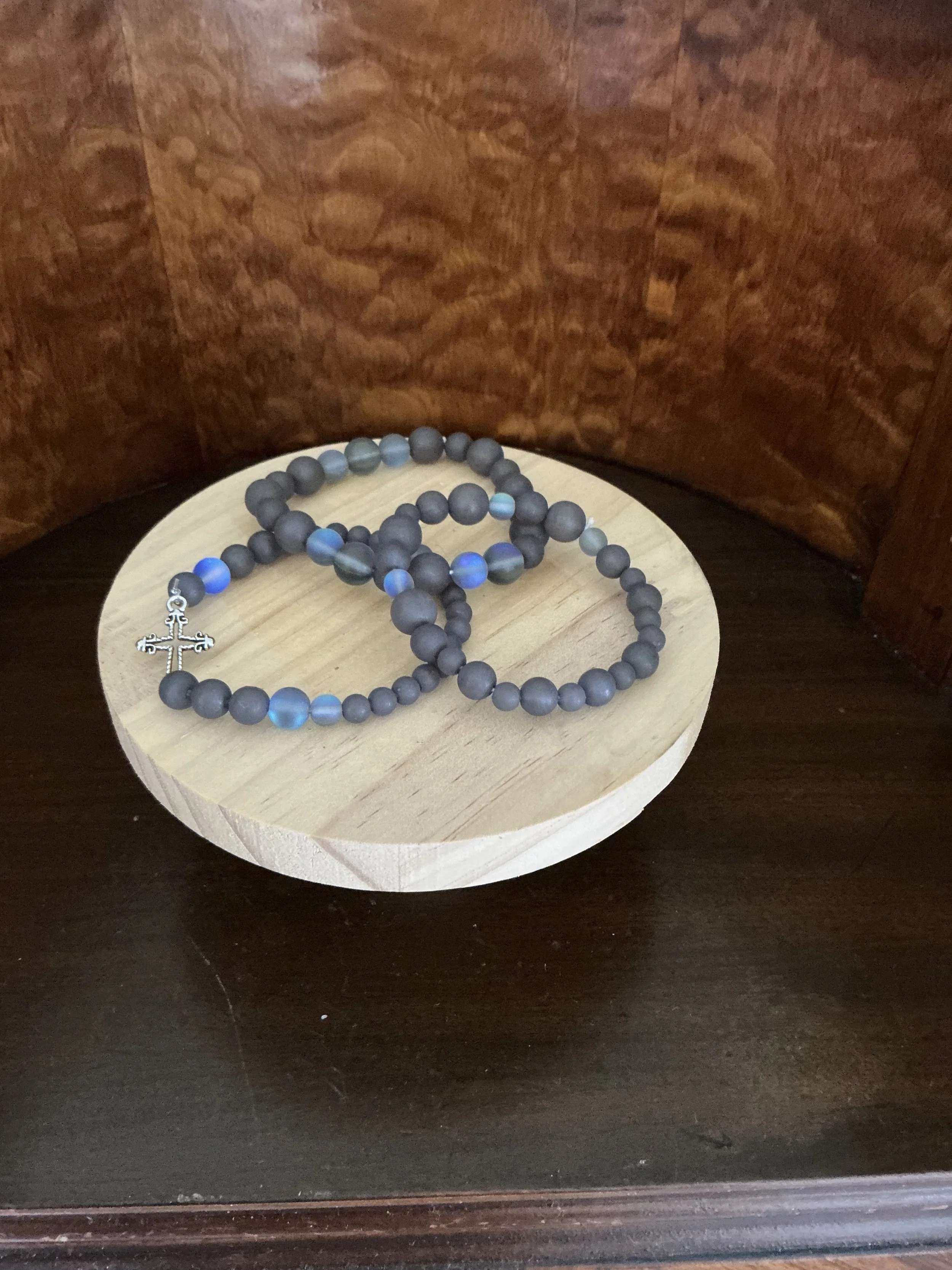 Black Moon Bead Bracelets