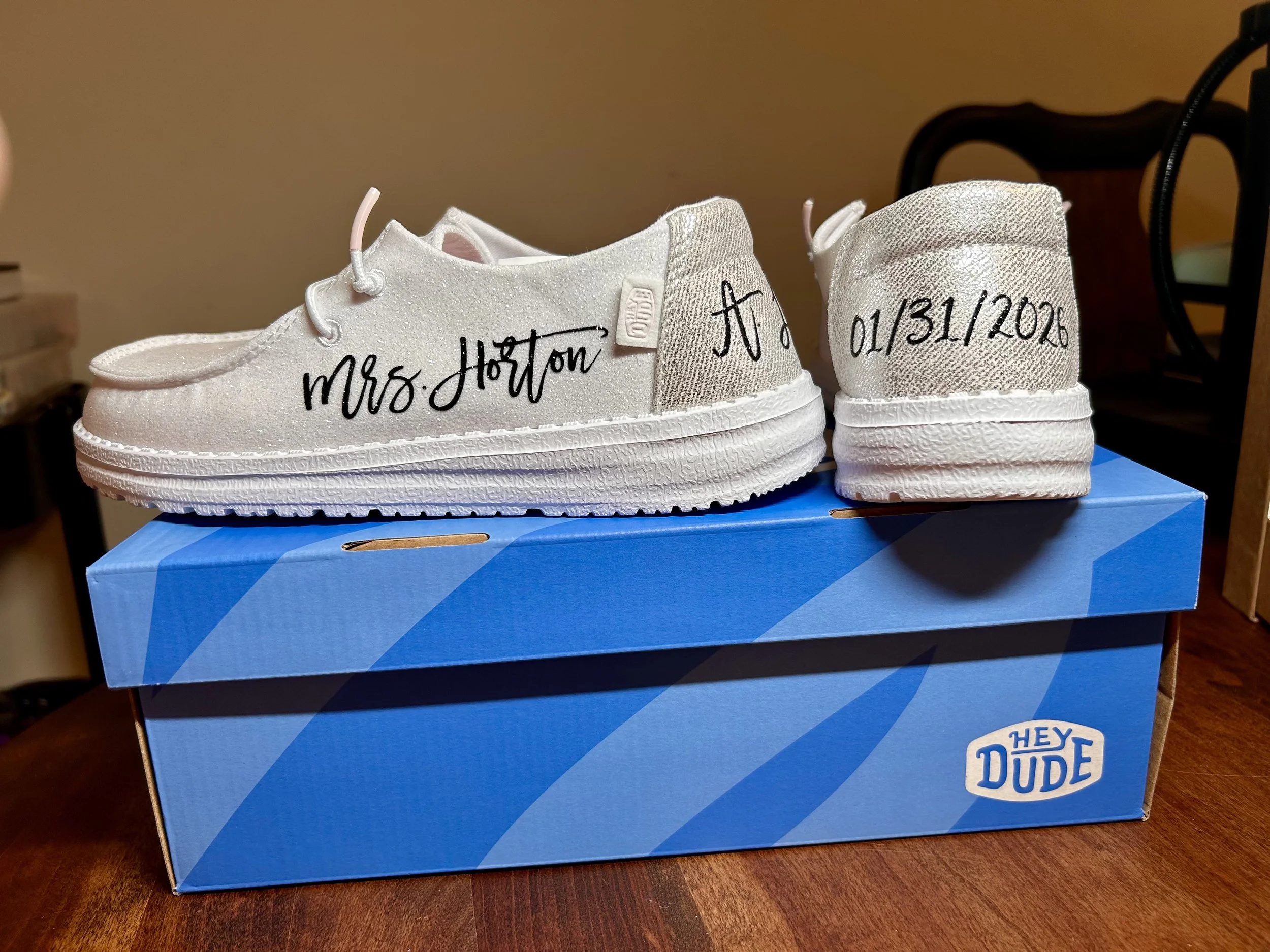 Mrs. Name, Date & Initials Hey Dudes