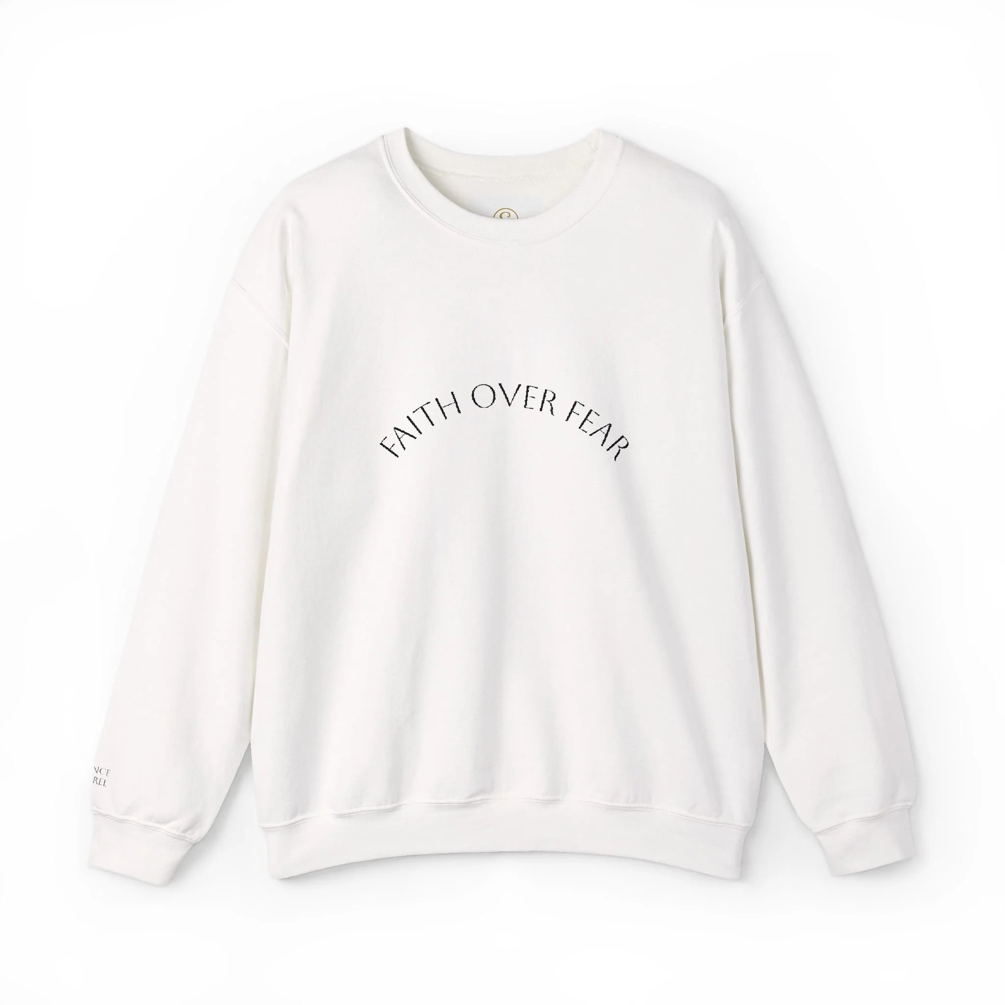 Faith Over Fear Crewneck Sweatshirt unisex