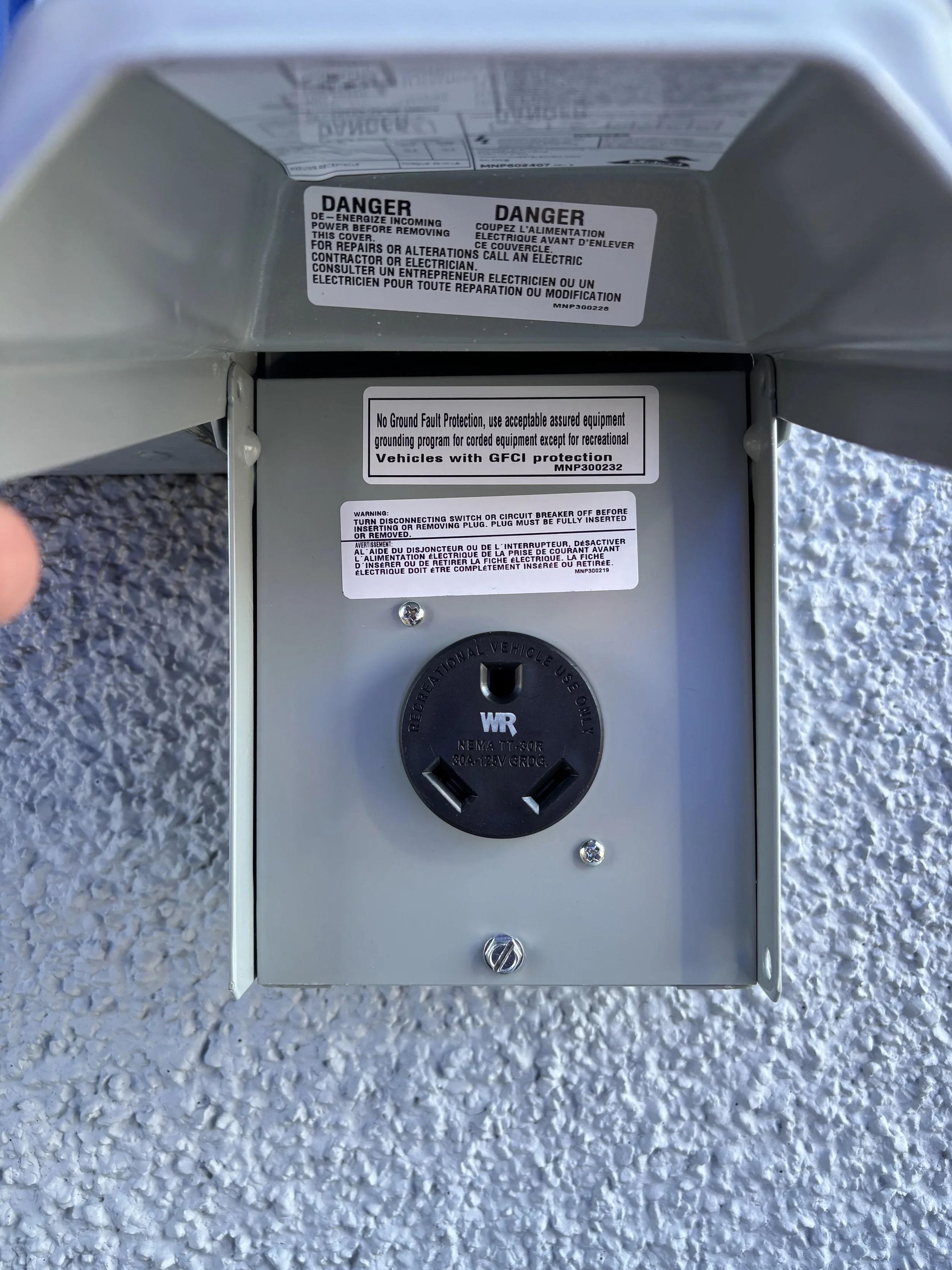 Recreational Vehicle Outlet Install