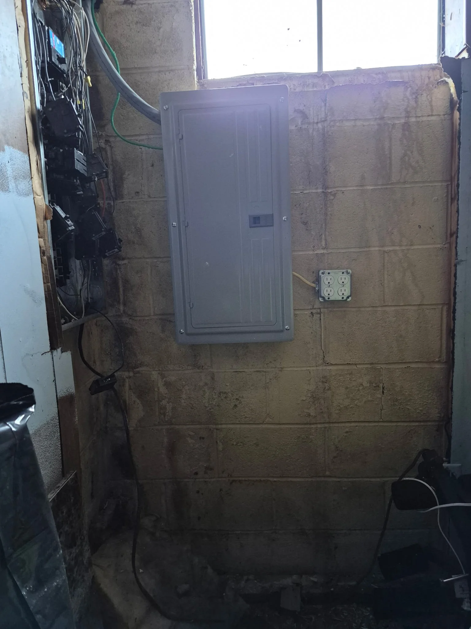 Temporary Electrical panel installation DELCO PA