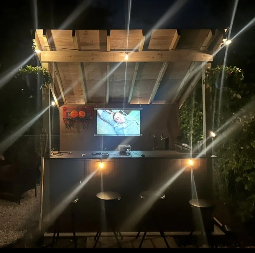 Finished product. Outdoor Bar