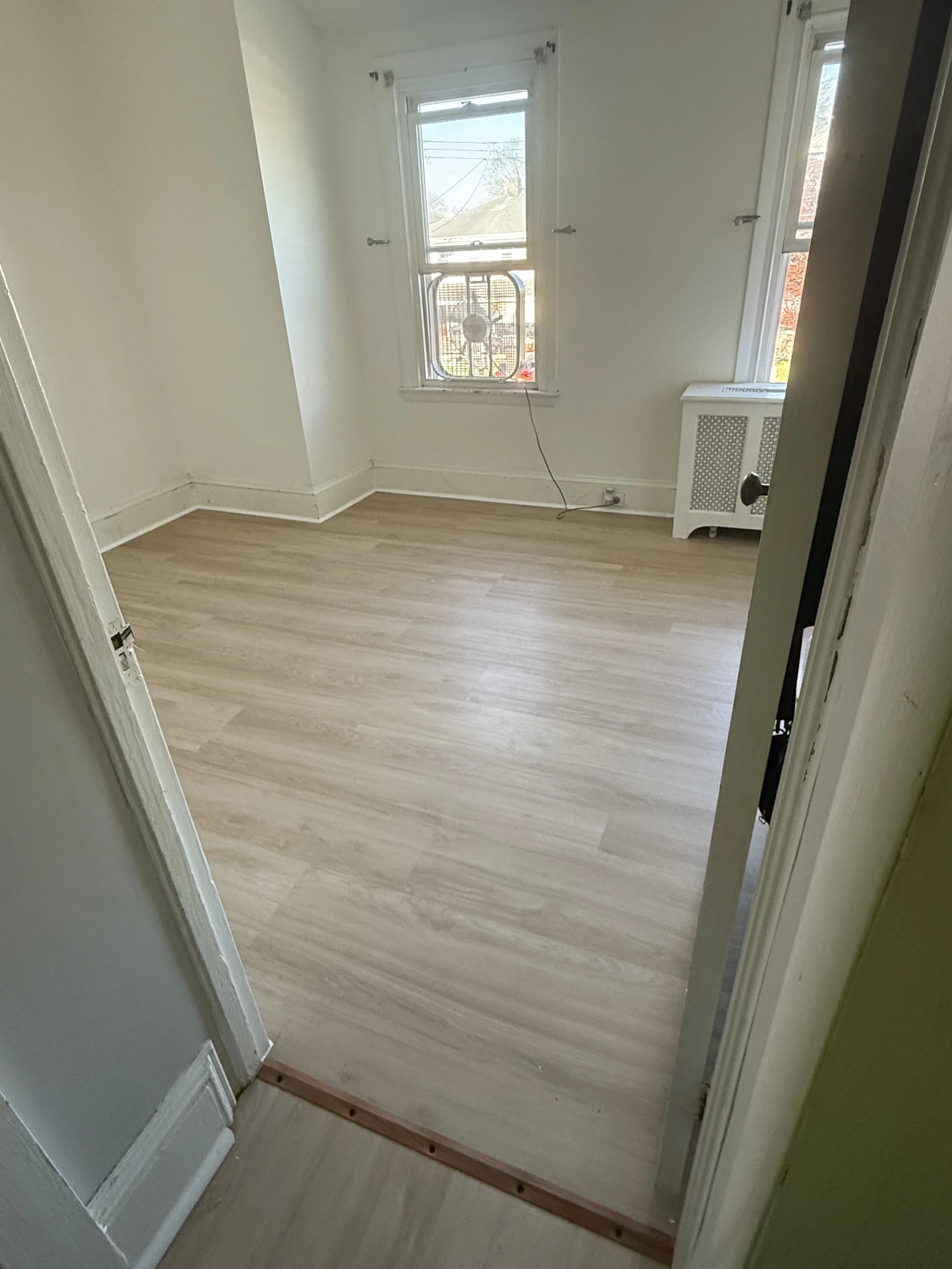 LVP flooring install and paint.