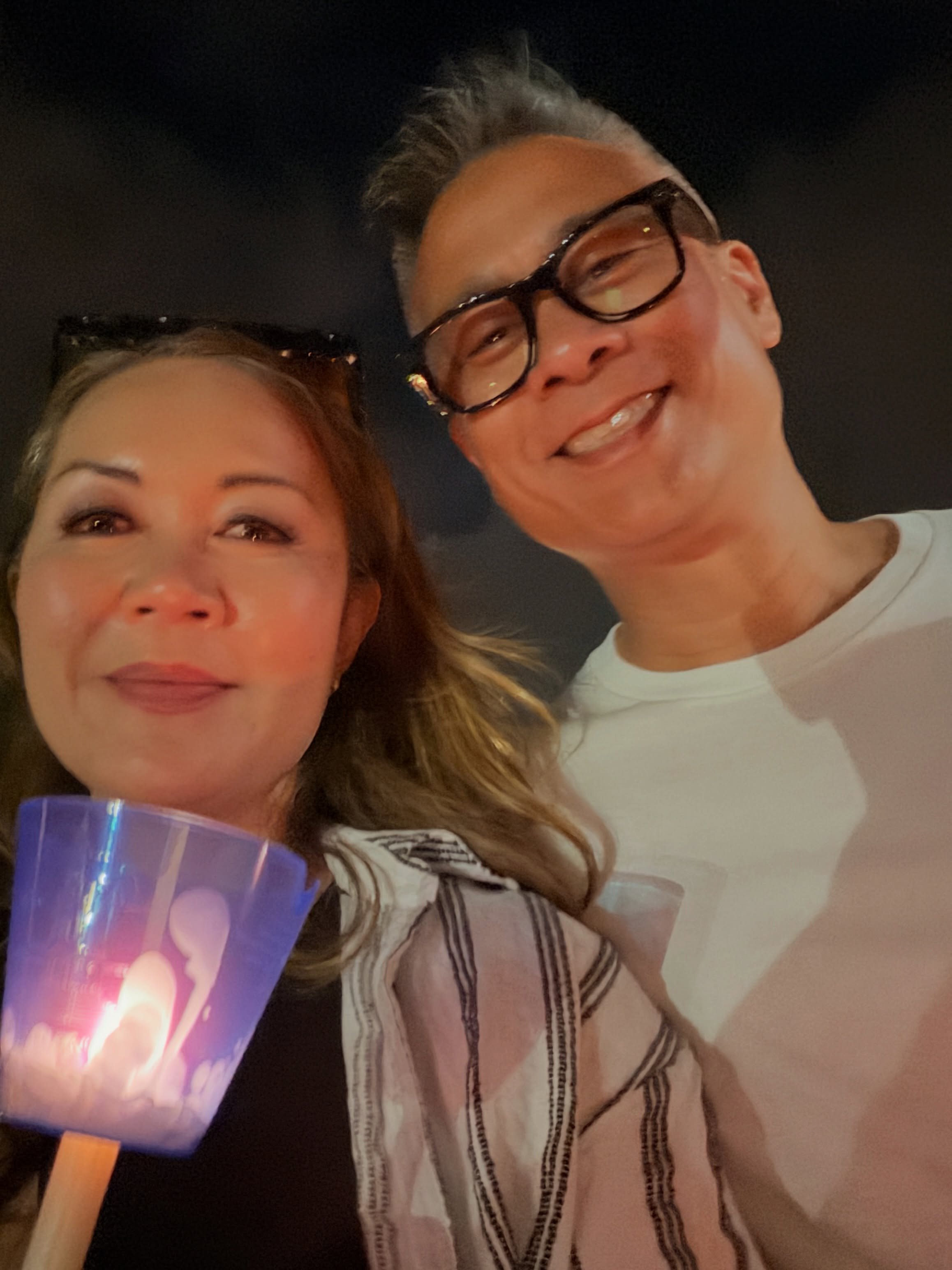 Pilgtimage Day 3 (still) 

The candlelight procession at F&aacute;tima begins at the Chapel of the Apparitions which is the very place where Our Lady appeared to the three shepherd children.

At 9:30 each night, pilgrims gather to pray the Rosary. (G