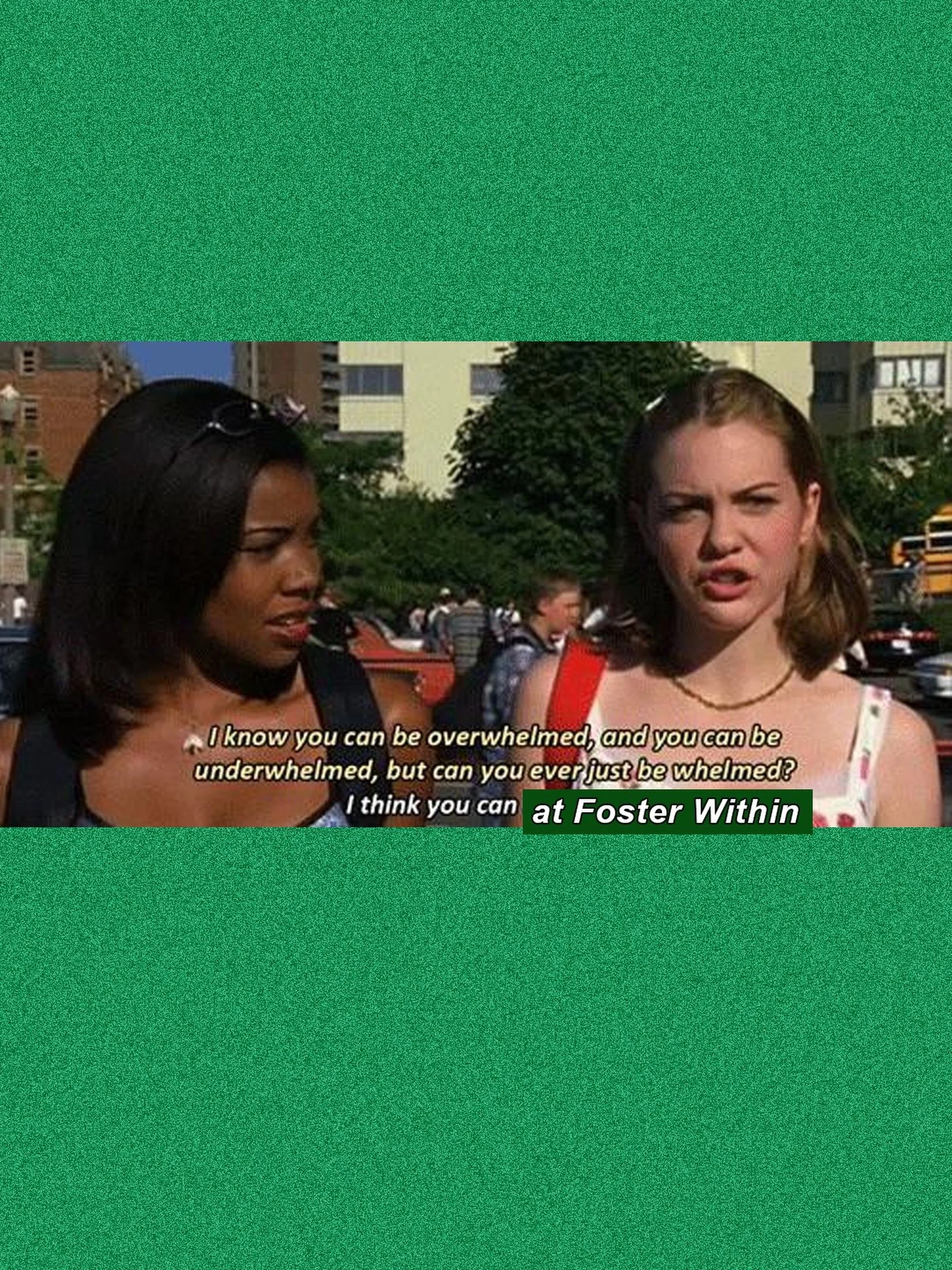 Not over. Not under. Just perfectly whelmed. 

Check your inbox after sunset 🌆 today, February 17, for the first Foster Within newsletter 💌. If you haven&rsquo;t subscribed yet, why not? (link in bio)