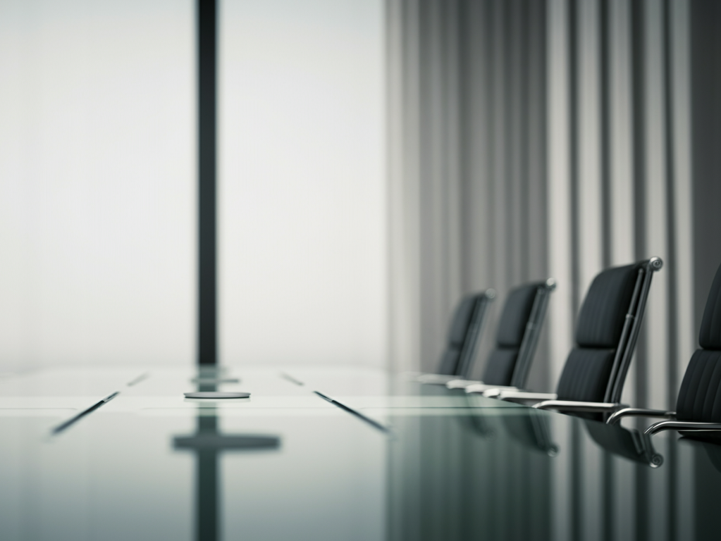 Decorative image of empty table