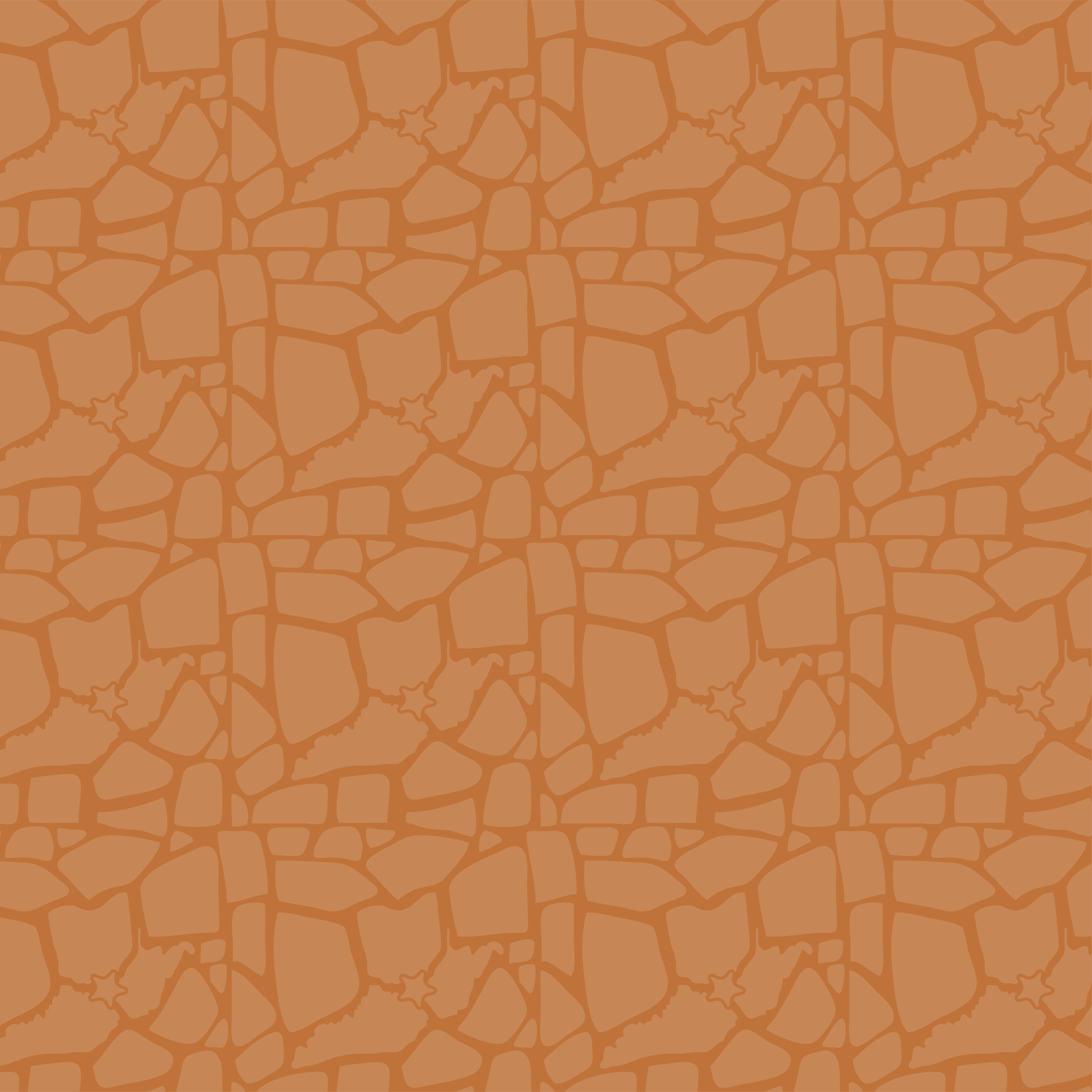 A seamless pattern resembling a mosaic of irregular, interconnected shapes in shades of brown.