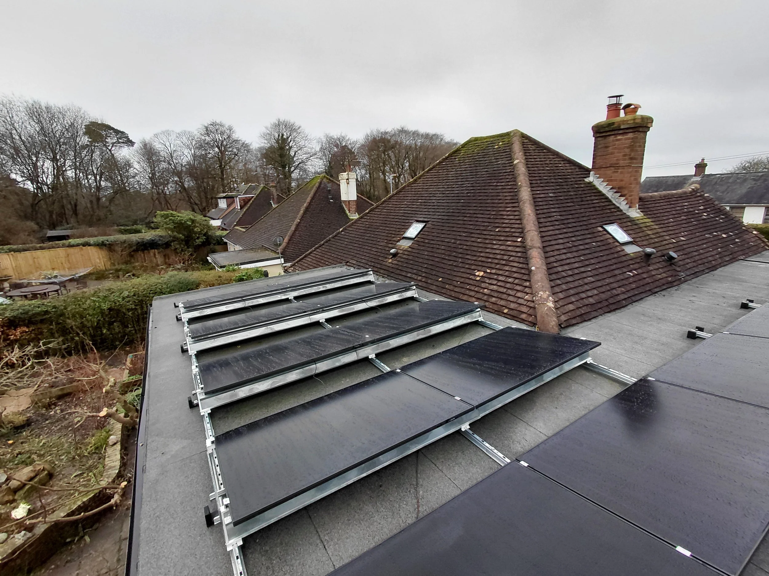 Panels added along the front section 