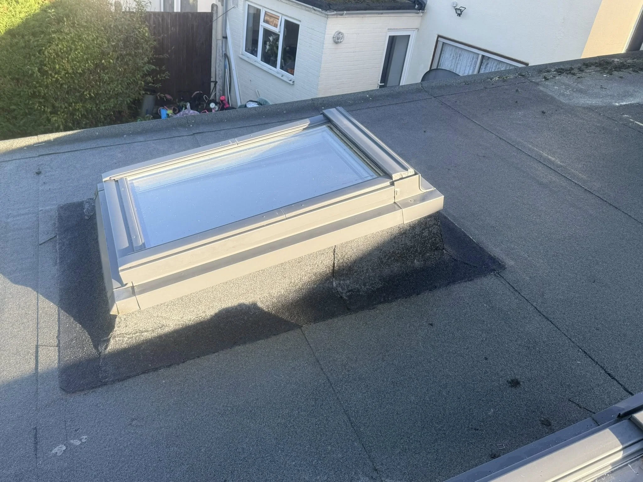 Flat roof Velux window replacement