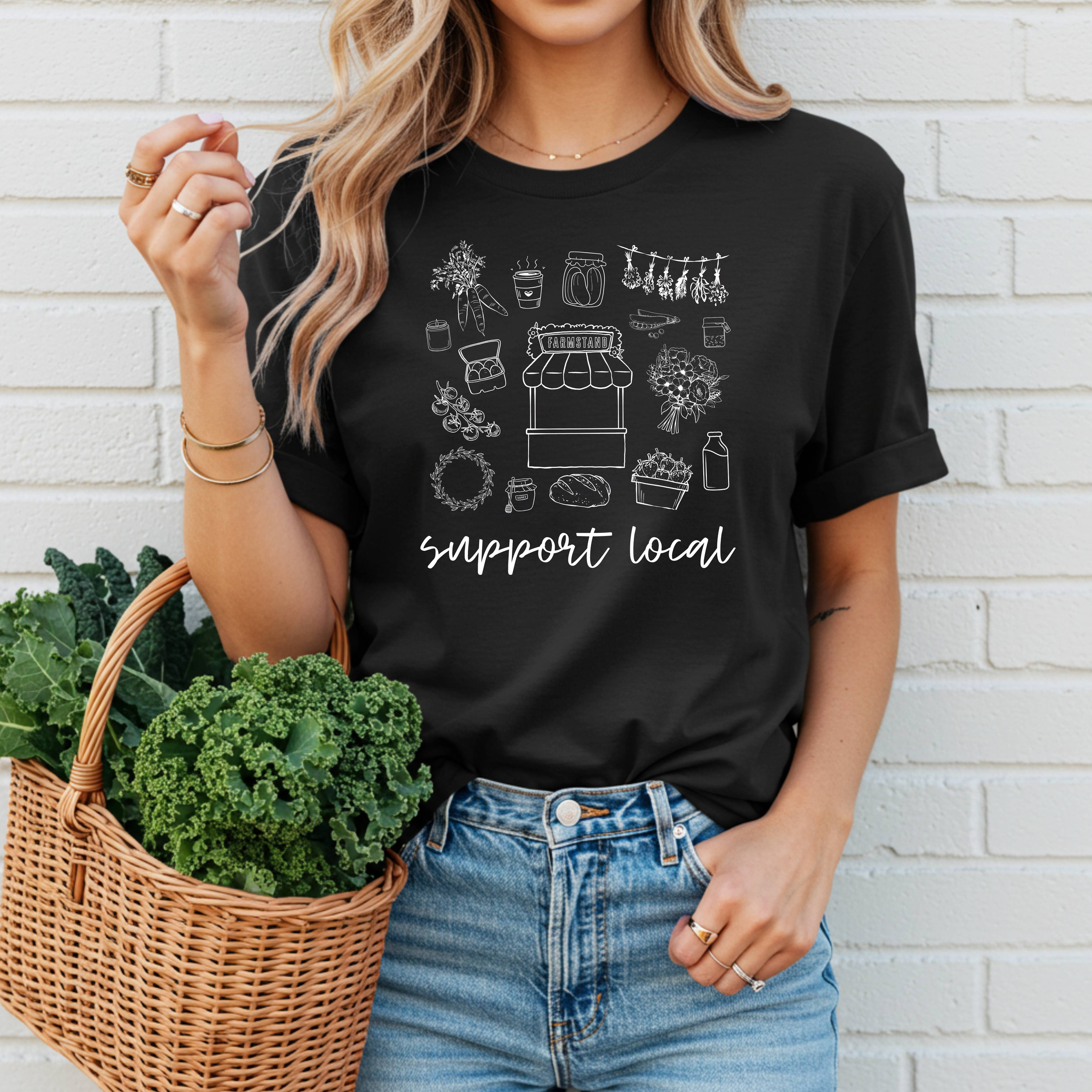 Support Local Farmstands Shirt