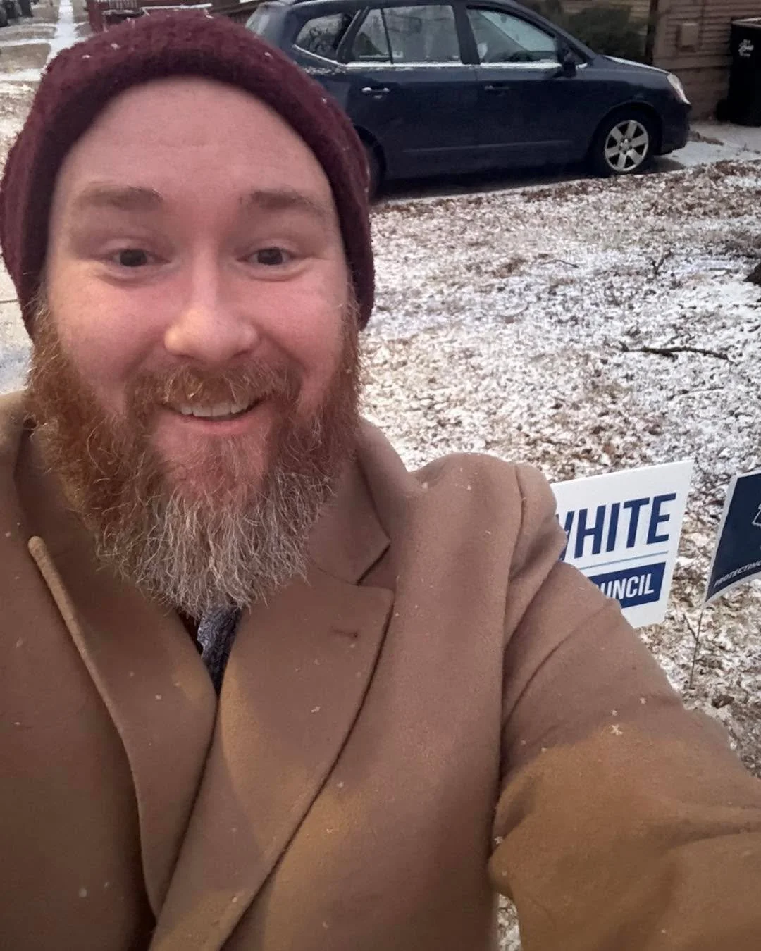 Great day handing out signs and literature about myself and some other great local candidates!