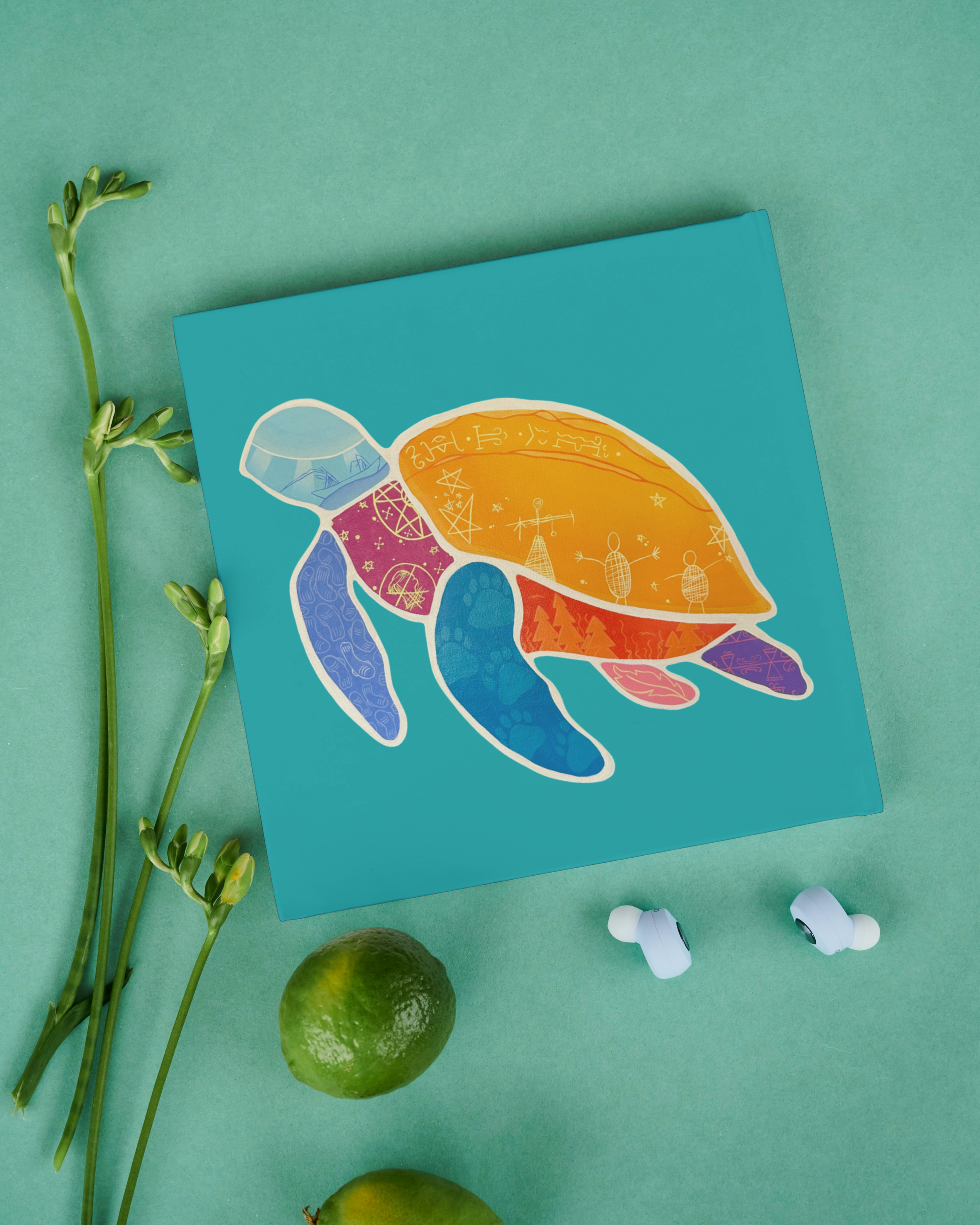 Quilted Turtle Greeting Card