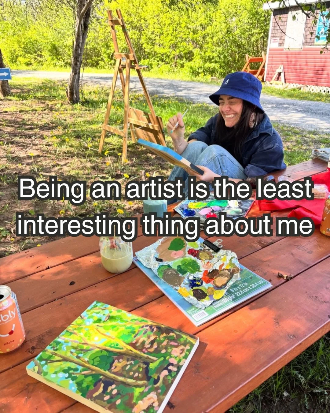 I lied! being an artist is the ONLY interesting thing about me 🙂&zwj;&harr;️‼️

#aboutme #trend #artistlife #carousels
