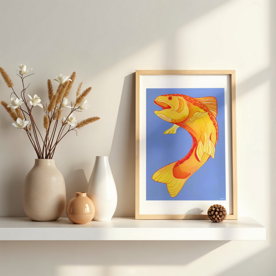 Orange Trout Fine Art Print
