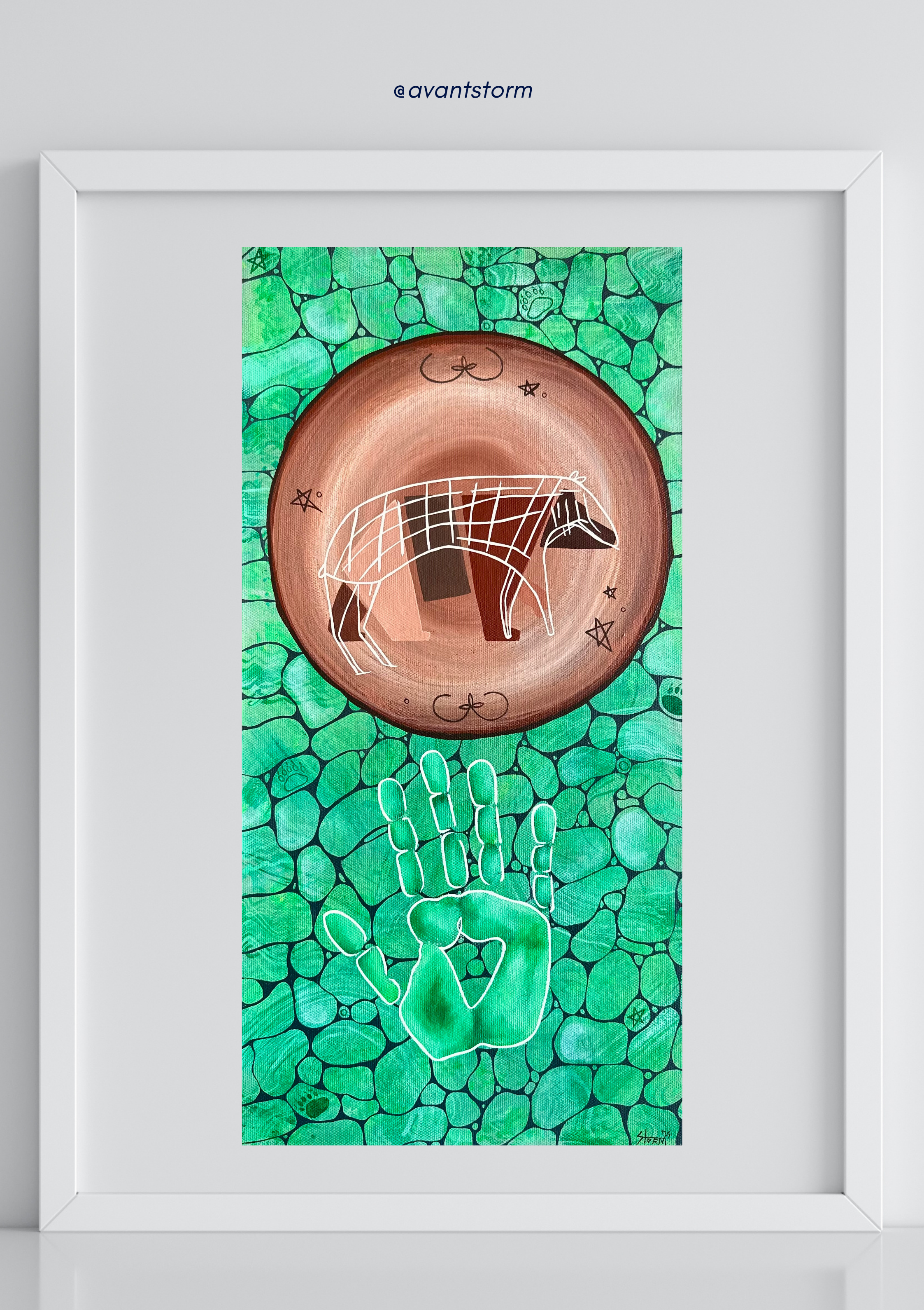 Indigenous Element Painting Series — Earth