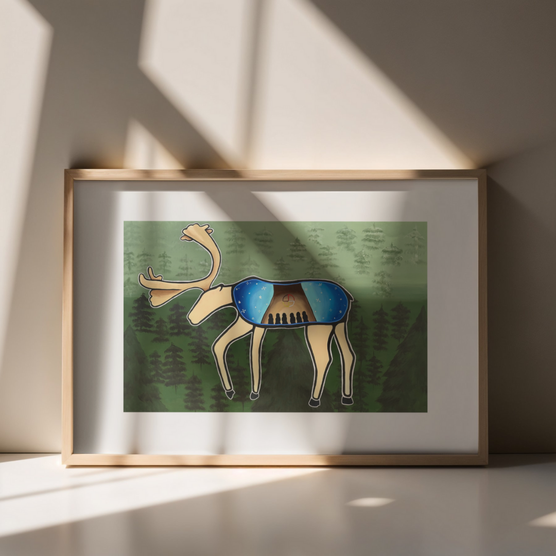 Mawita’jig - Indigenous Caribou Fine Art Print