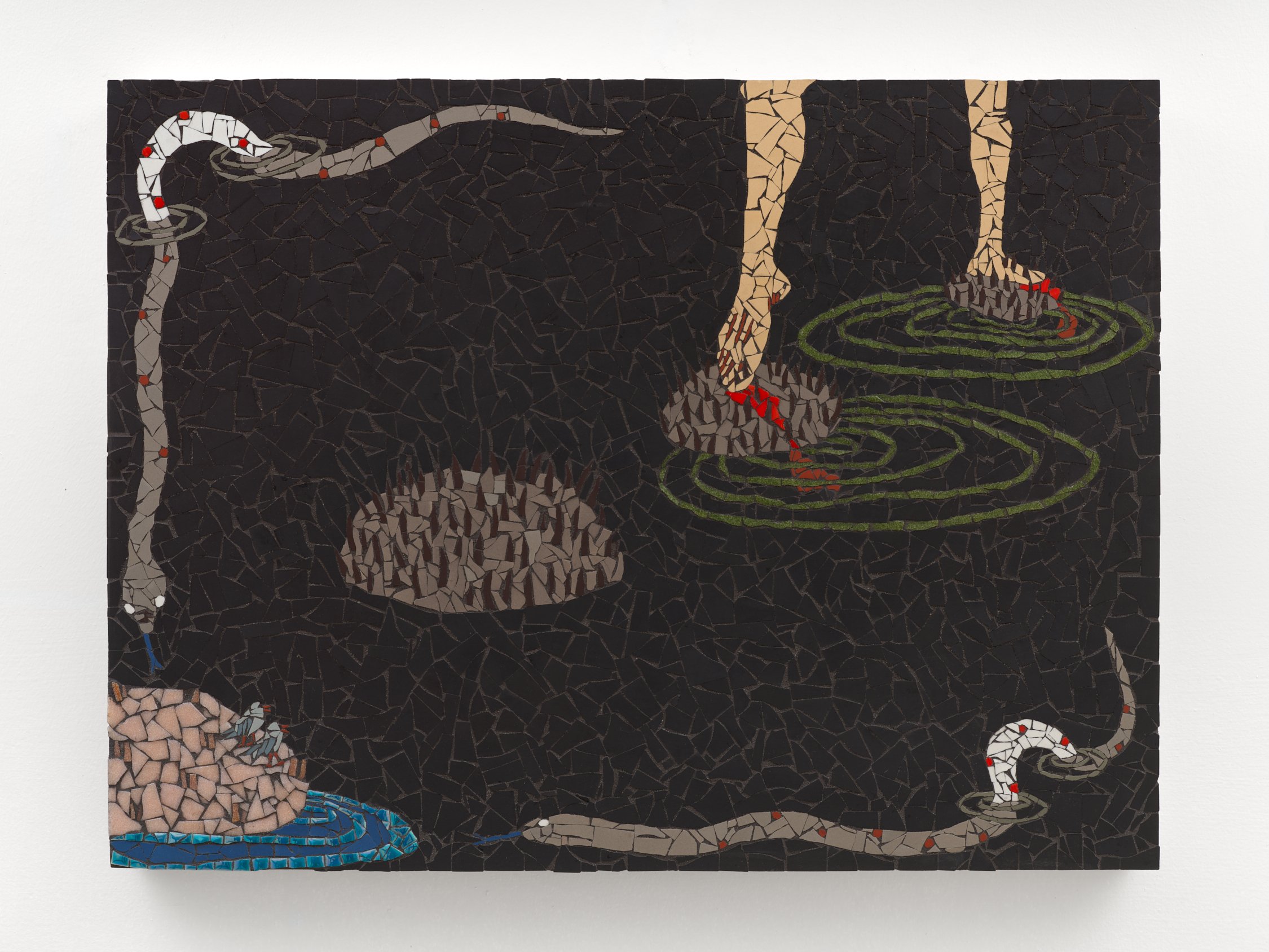Jihyun Hong
Dark Water, 2025
glass, porcelain, concrete 18 x 24 in