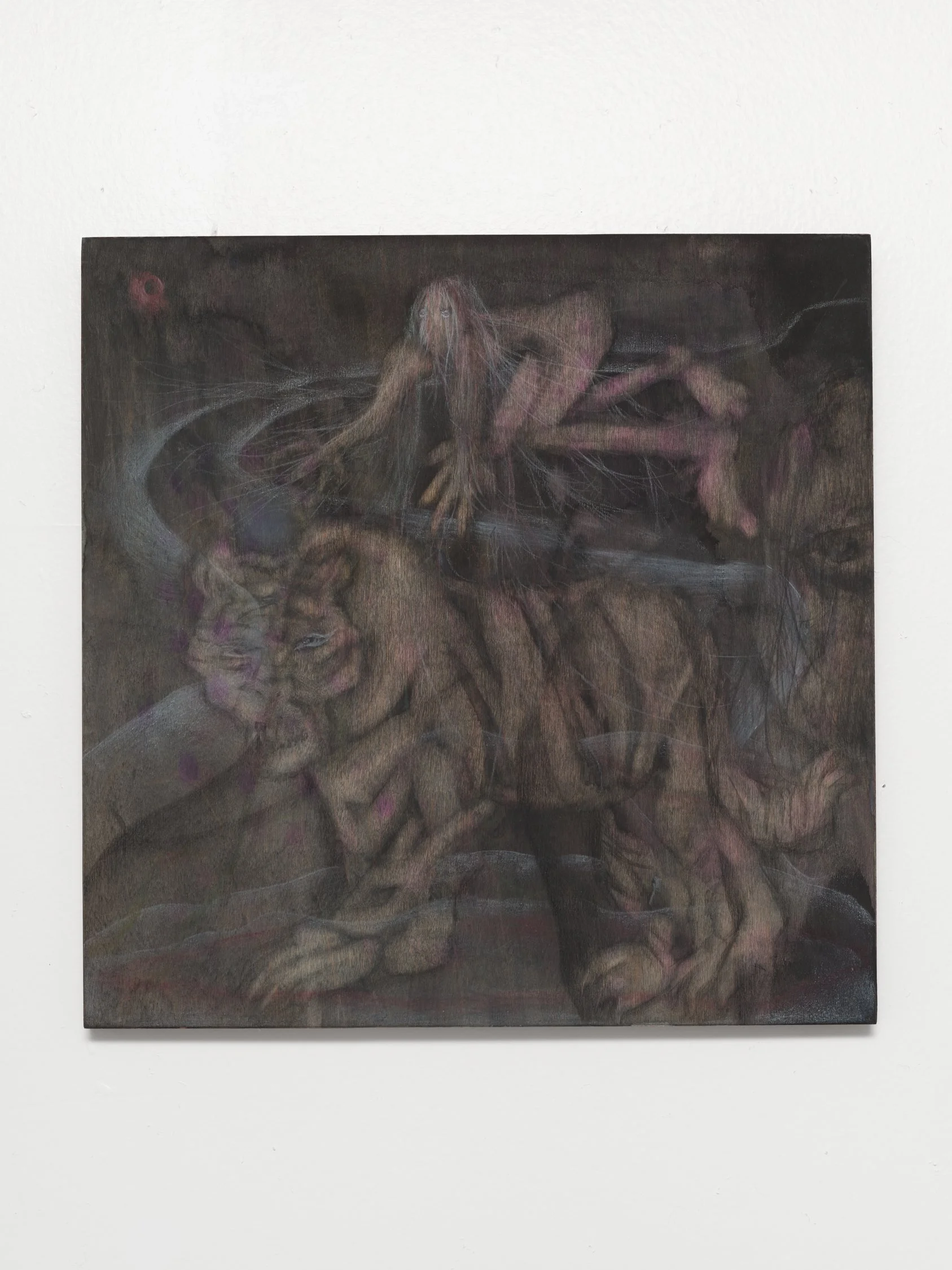 Gabrielle Benak
The Rigid & The Tender, 2026 watercolor, pencil on wood panel 12 x 12 x 0.5 in