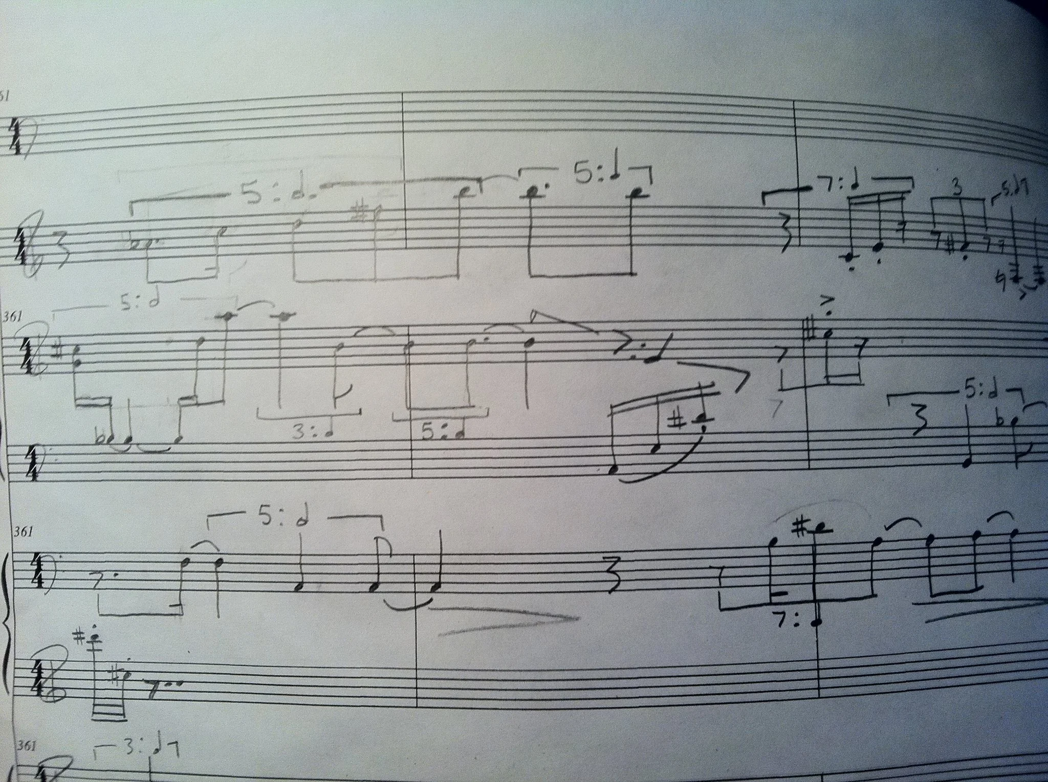 Undergraduate Acoustic Compositions