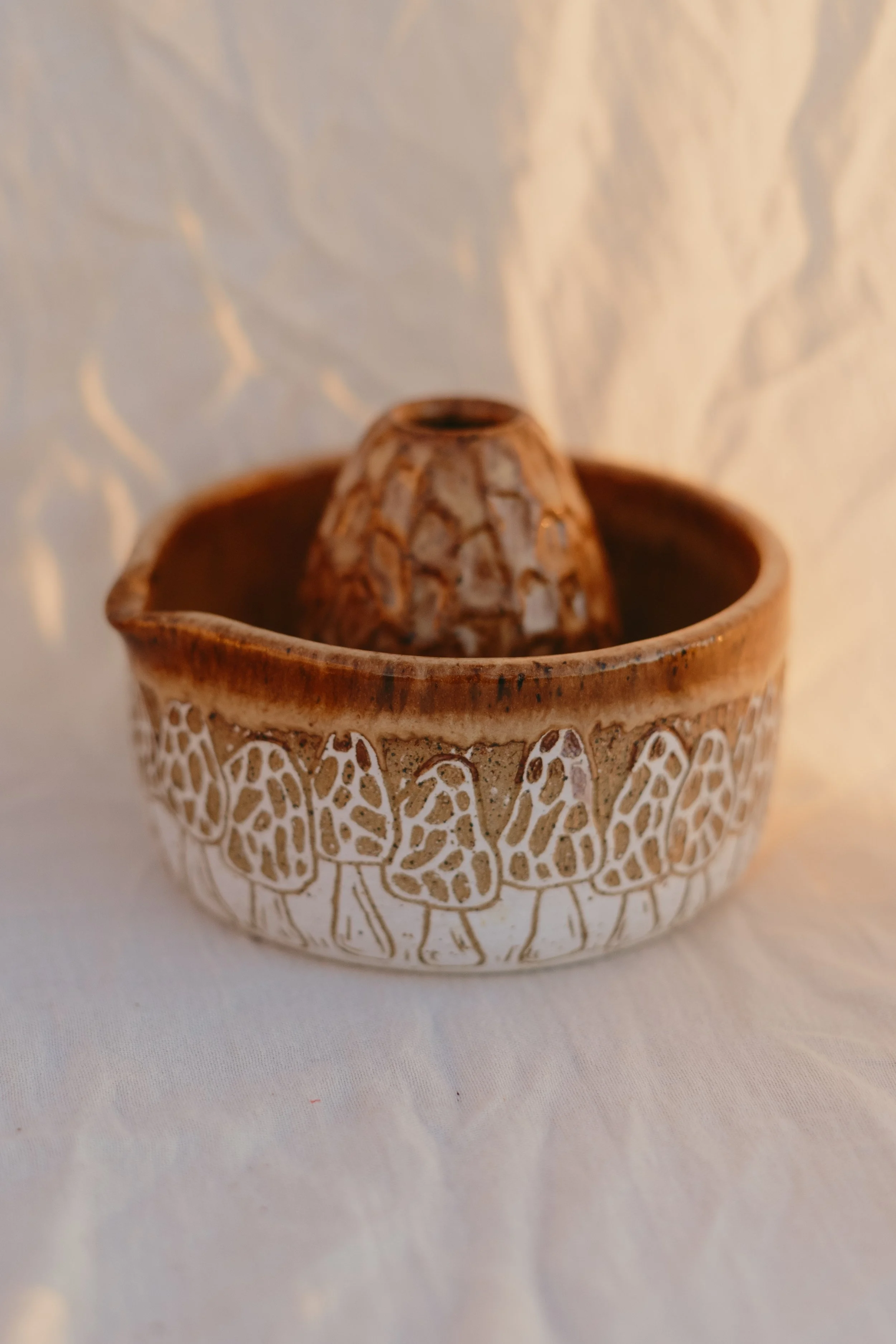 Morel Matcha Set - Brown