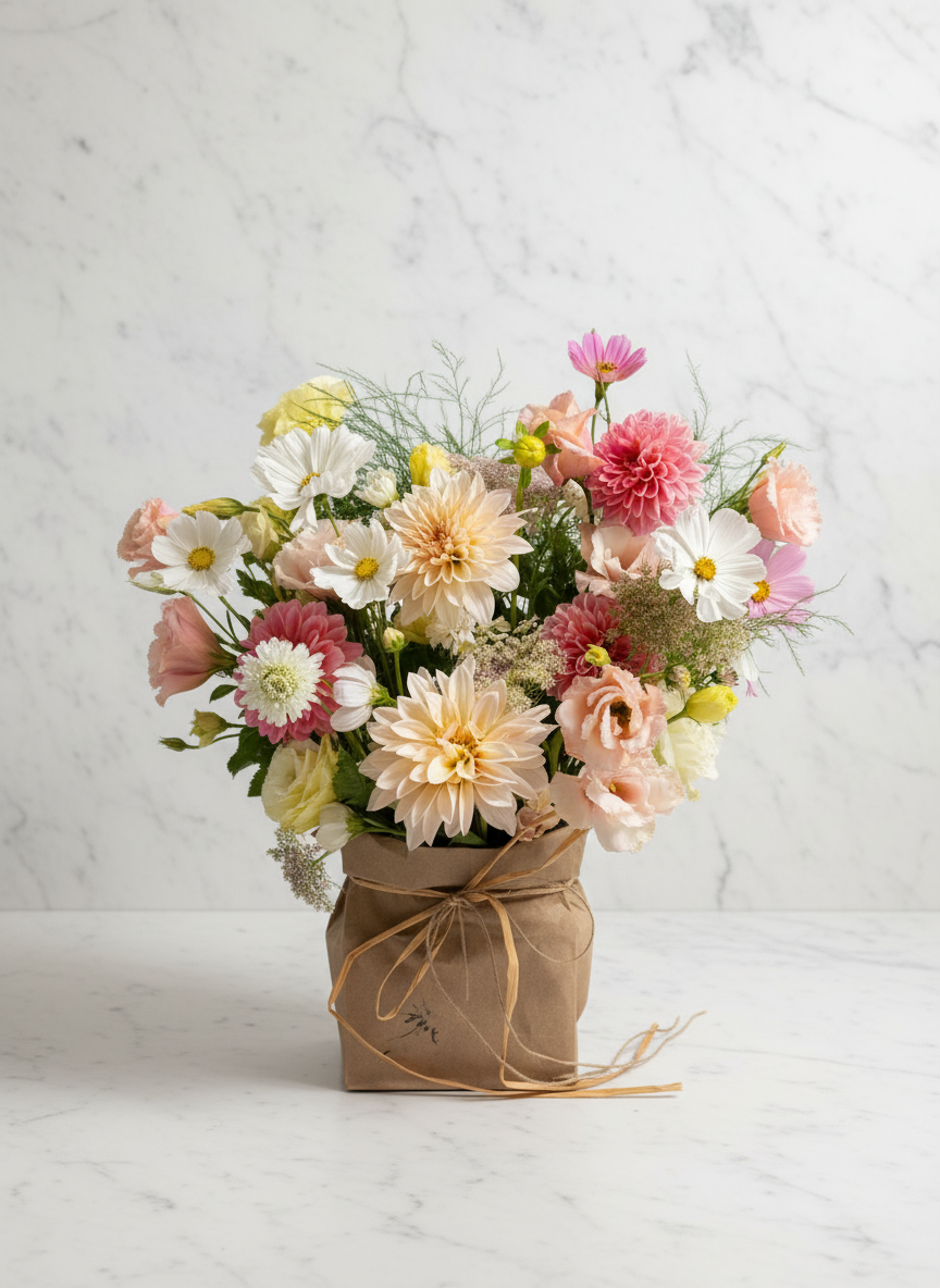 Flour Bag - Floral Arrangement
