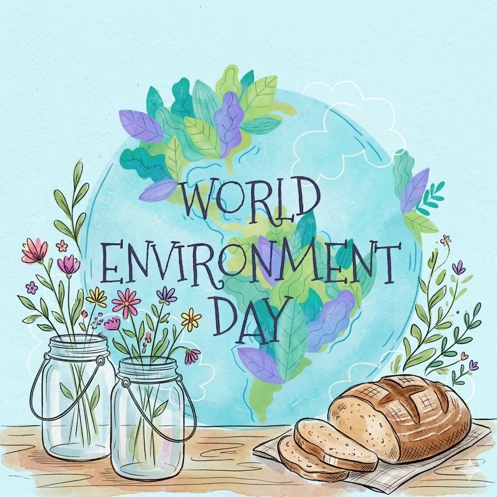 If caring about the planet means flowers, bread, and cute jars&hellip; I&rsquo;m in 🌎🌿
Here&rsquo;s to shopping local, supporting small farms &amp; bakers, and filling our homes with things made with care 🤍