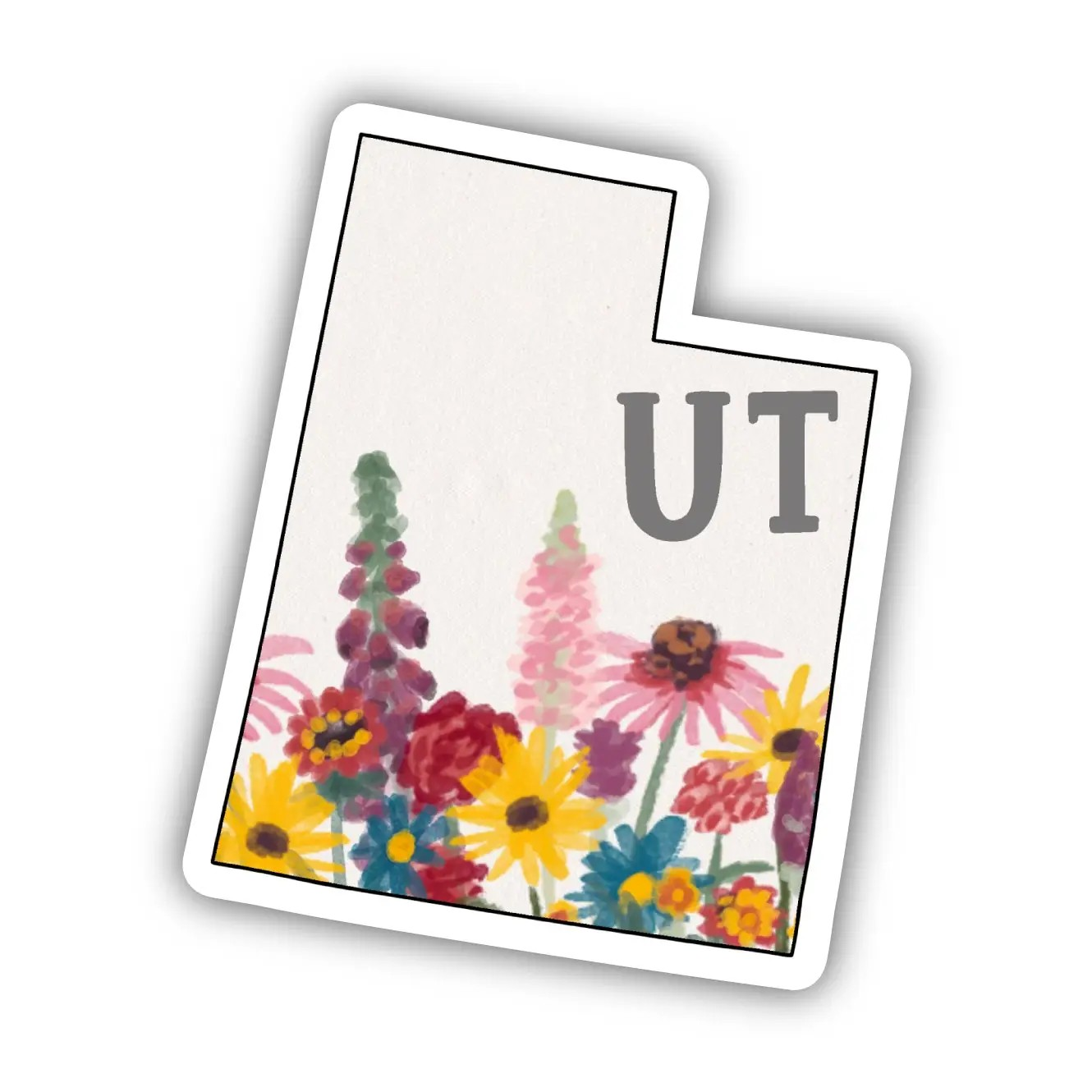 Utah Floral - Sticker