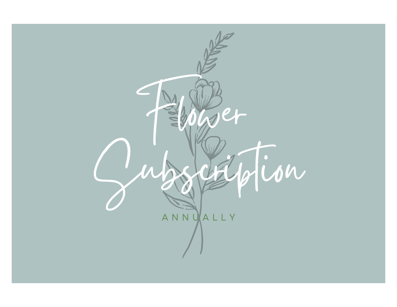 Flower Subscription Annually
