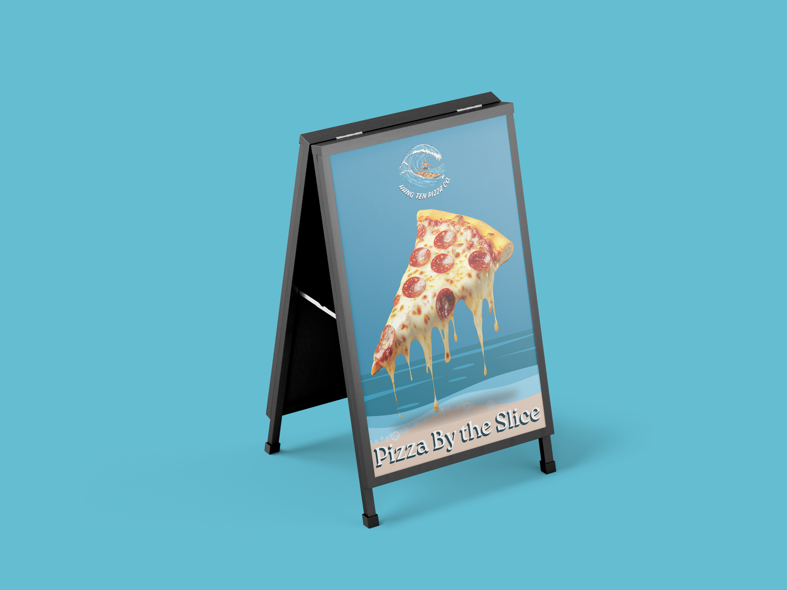 Hang Ten Pizza A-Frame
