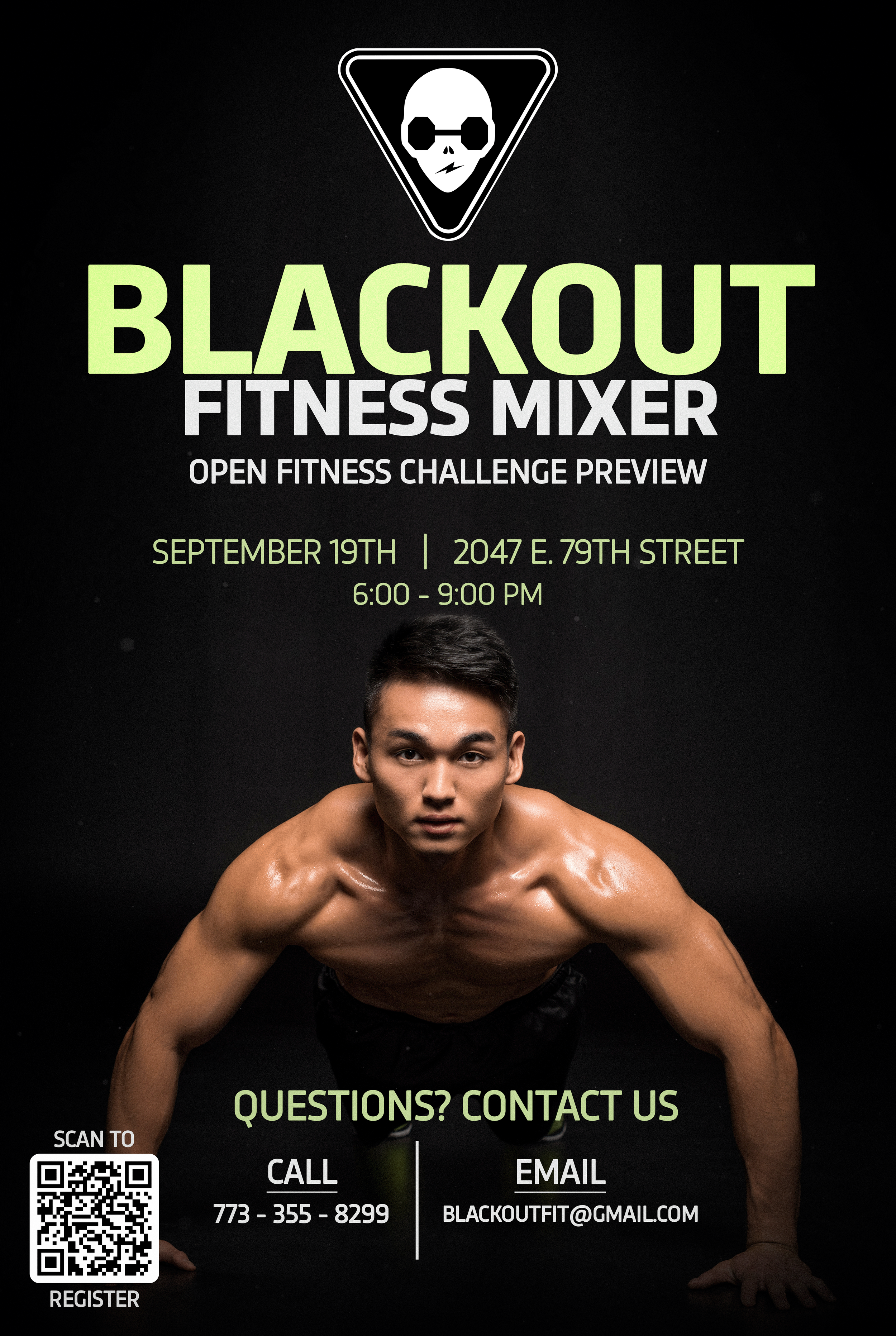 Blackout Fitness Flyer