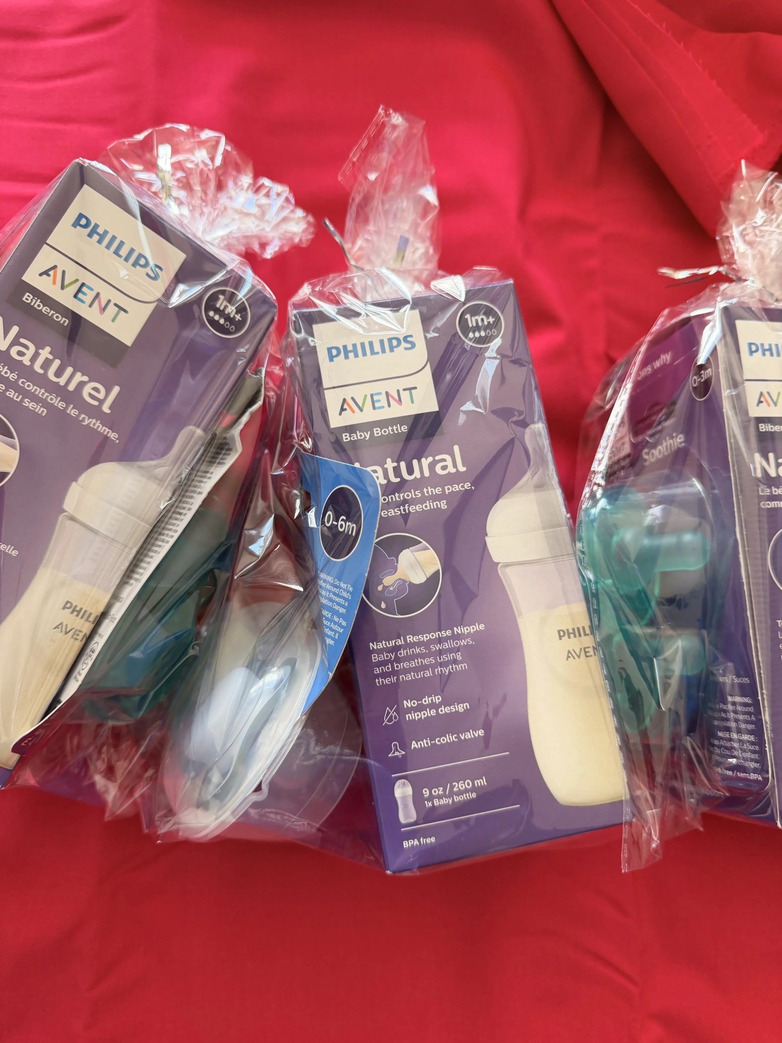Baby bottle and pacifer